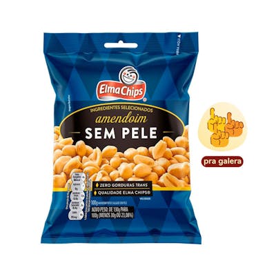 Amendoim Sem Pele Elma Chips 130g