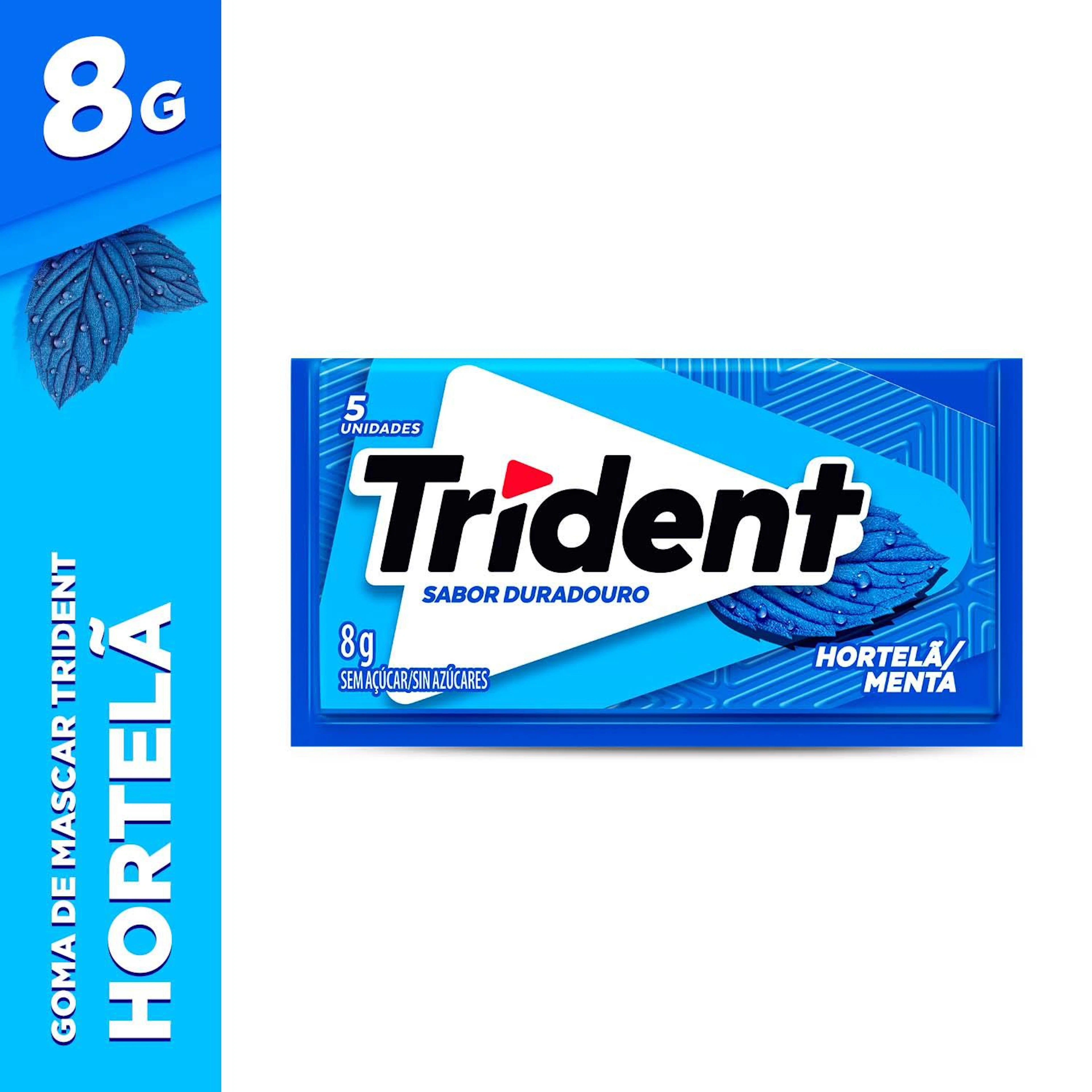 Chiclete Trident Hortelã 8g