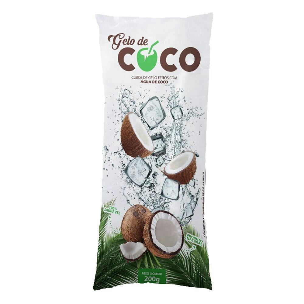 Gelo para Drink Sabor Água de Coco Coco Leve 200G - Supermercado Tome Leve  - Compre Online em Barretos/SP