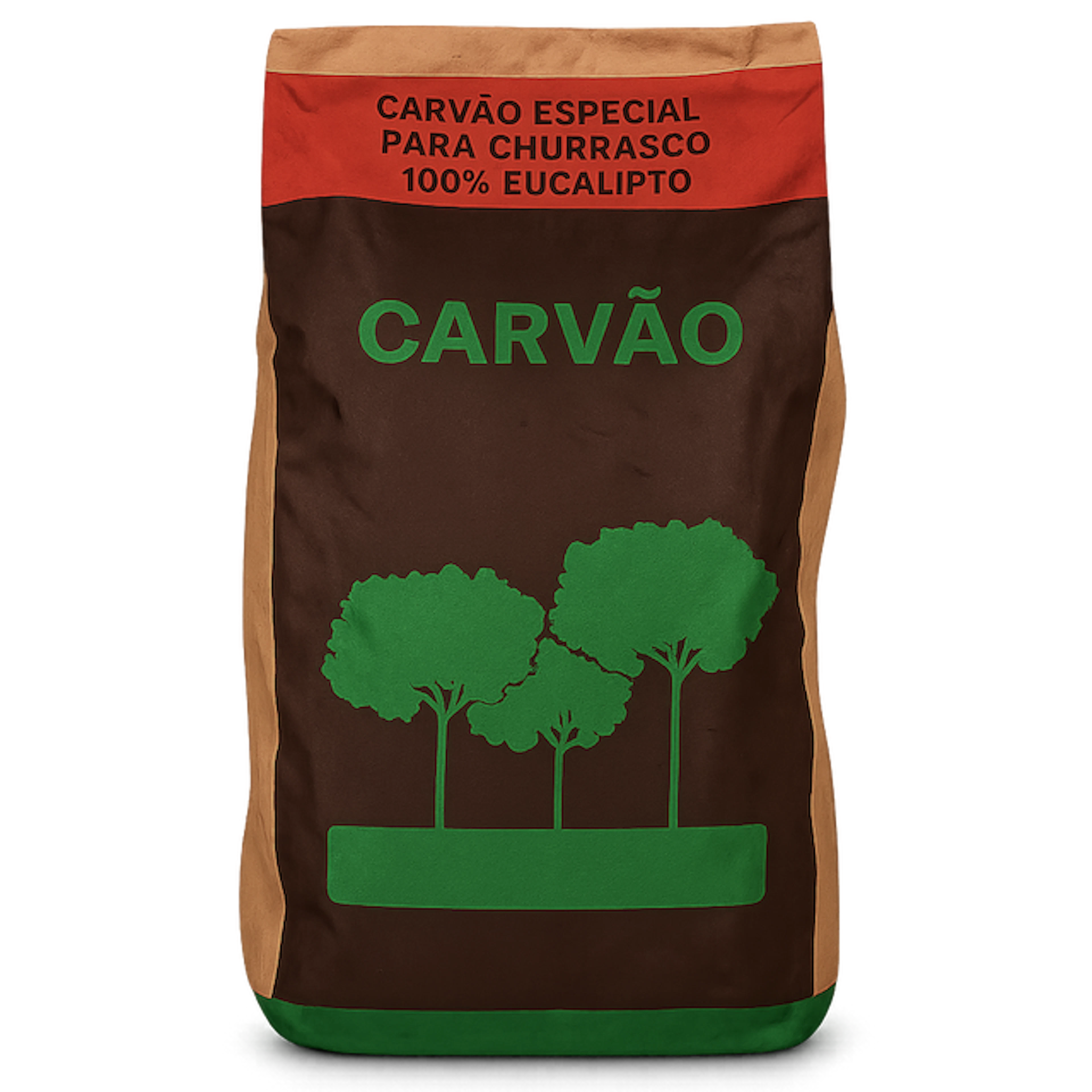 Carvão 100% Eucalipto 2kg