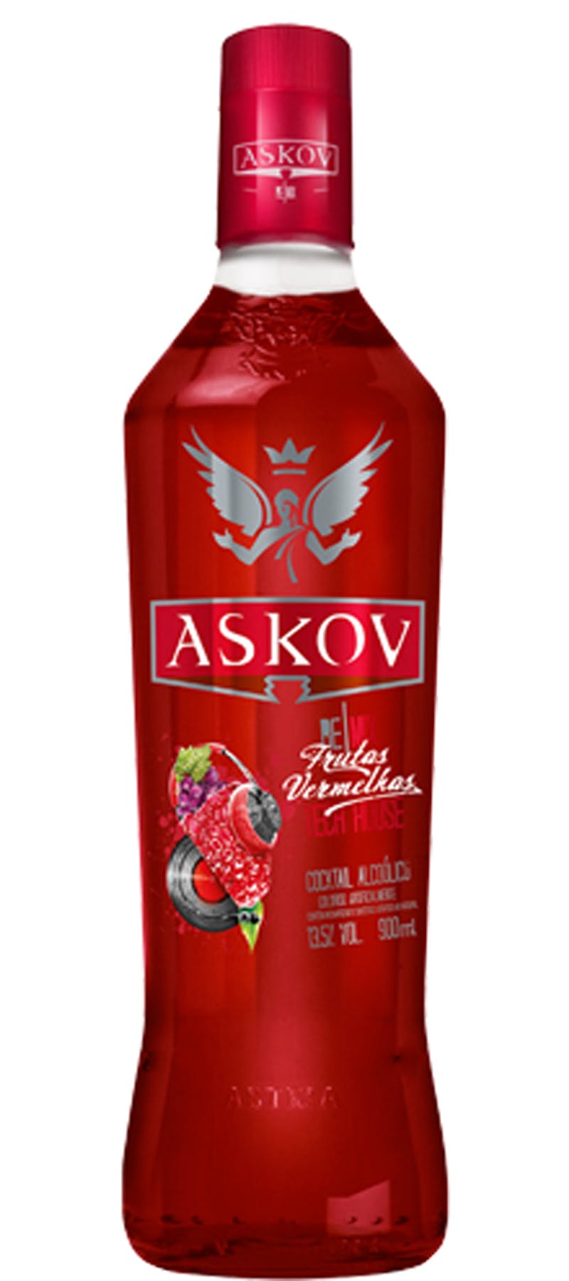 Zé Delivery Vodka Askov Frutas Vermelhas 900ml