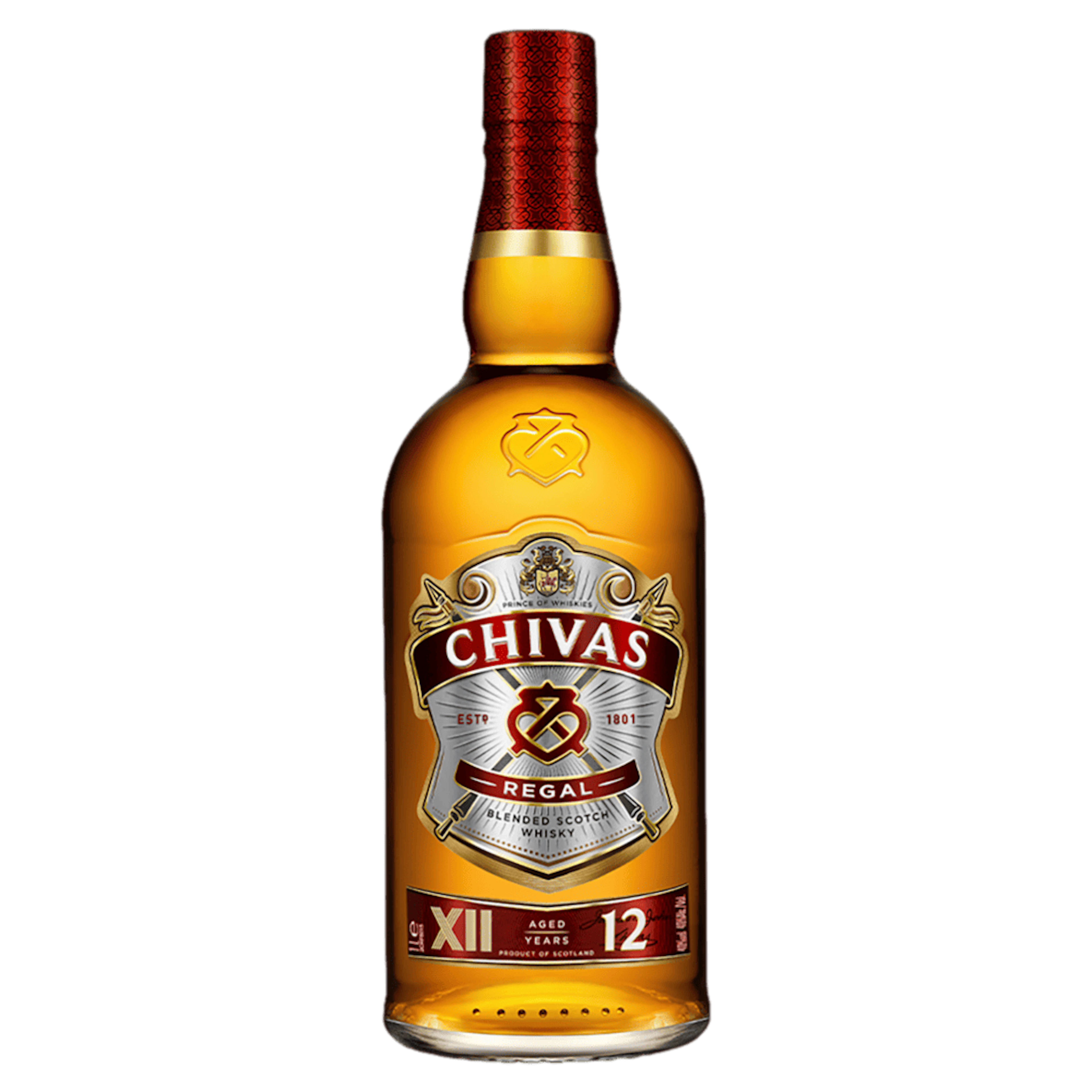Whisky Chivas Regal 12 anos Blended Escocês 1L