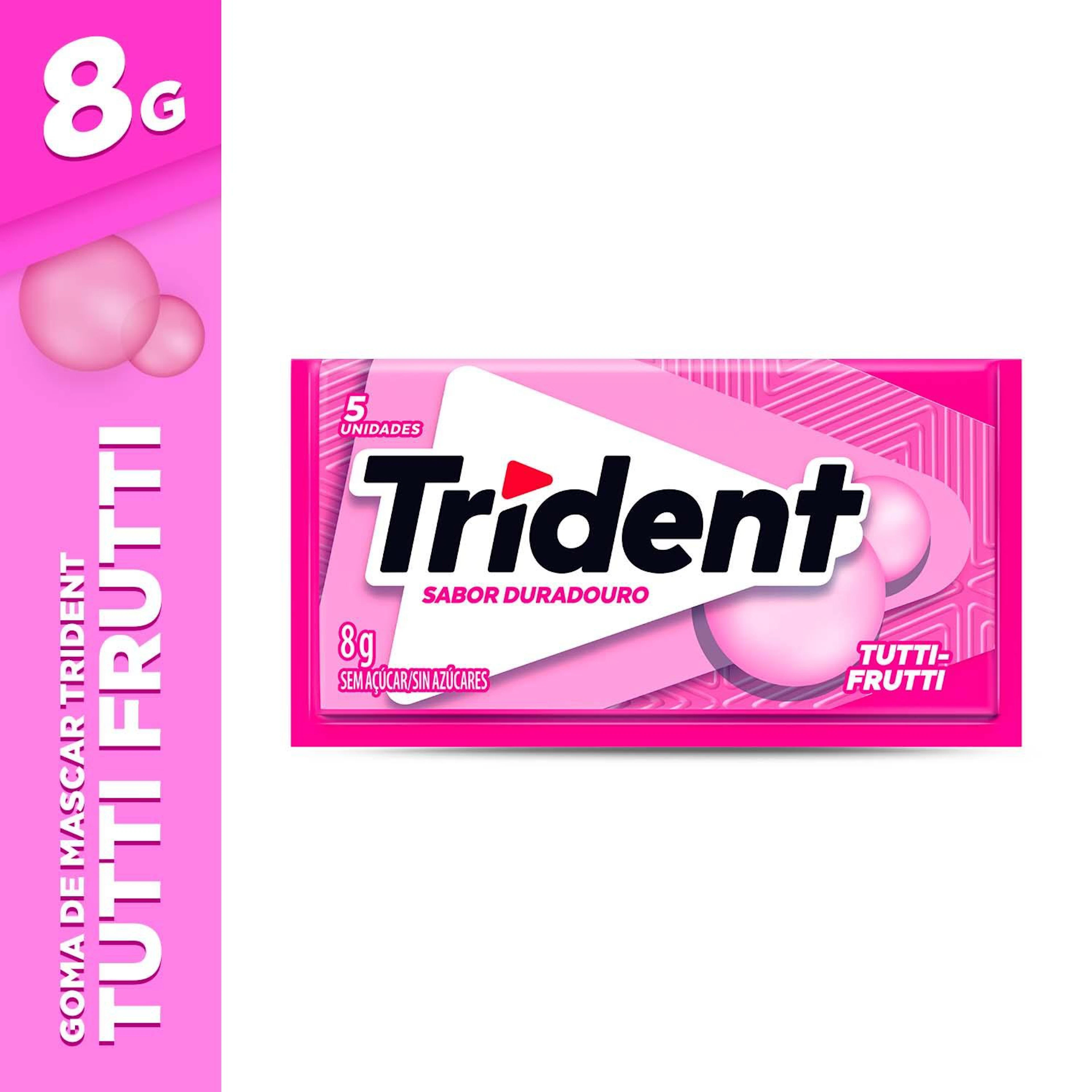 Chiclete Trident Tutti Frutti 8g