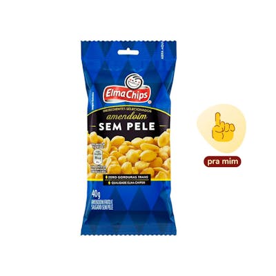 Amendoim Sem Pele Elma Chips 40g