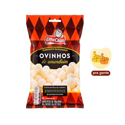 Ovinhos de Amendoim Elma Chips 80g