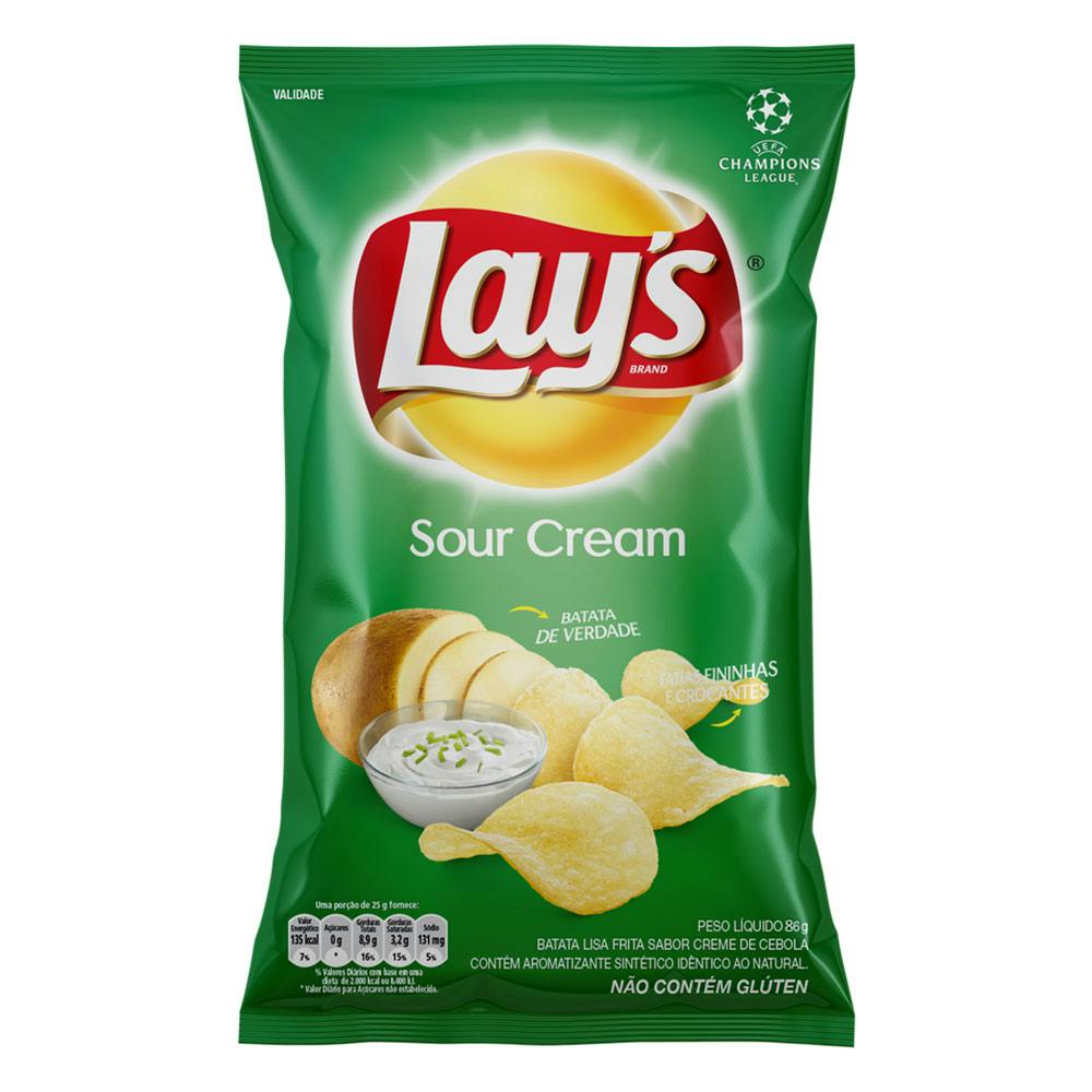 Zé Delivery Lays Sour Cream 86g
