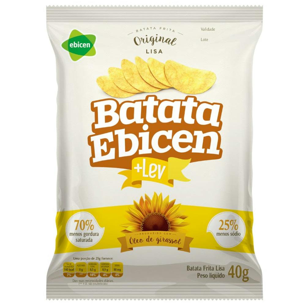 Batata Lisa Original Ebicen 40g