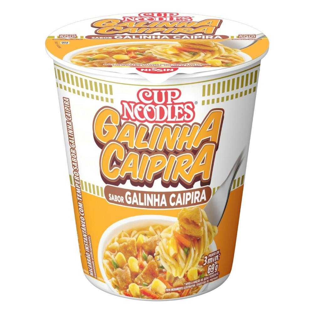 Zé Delivery Cup Noodles Galinha Caipira Nissin Miojo 69g
