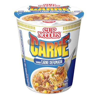 Cup Noodles Carne Defumada Nissin Miojo 69g