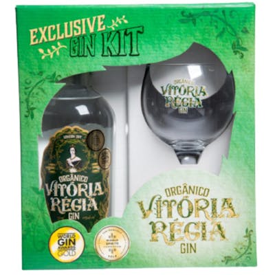 Kit Gin Vitória Régia 750ml + Taça