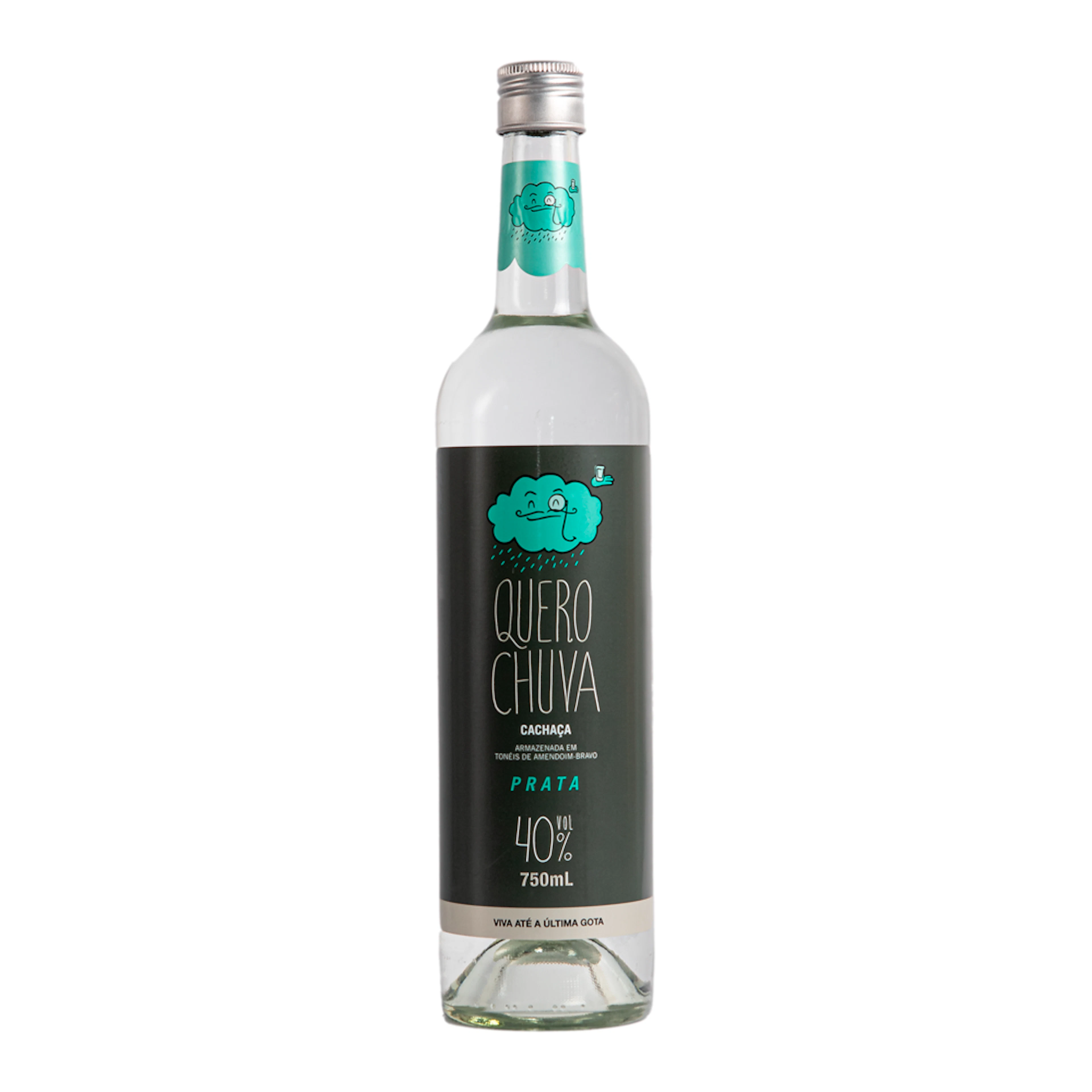 Cachaça Quero Chuva Prata 750ml