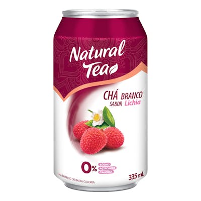 Chá Branco C/ Lichia Natural Tea Lata 335mL