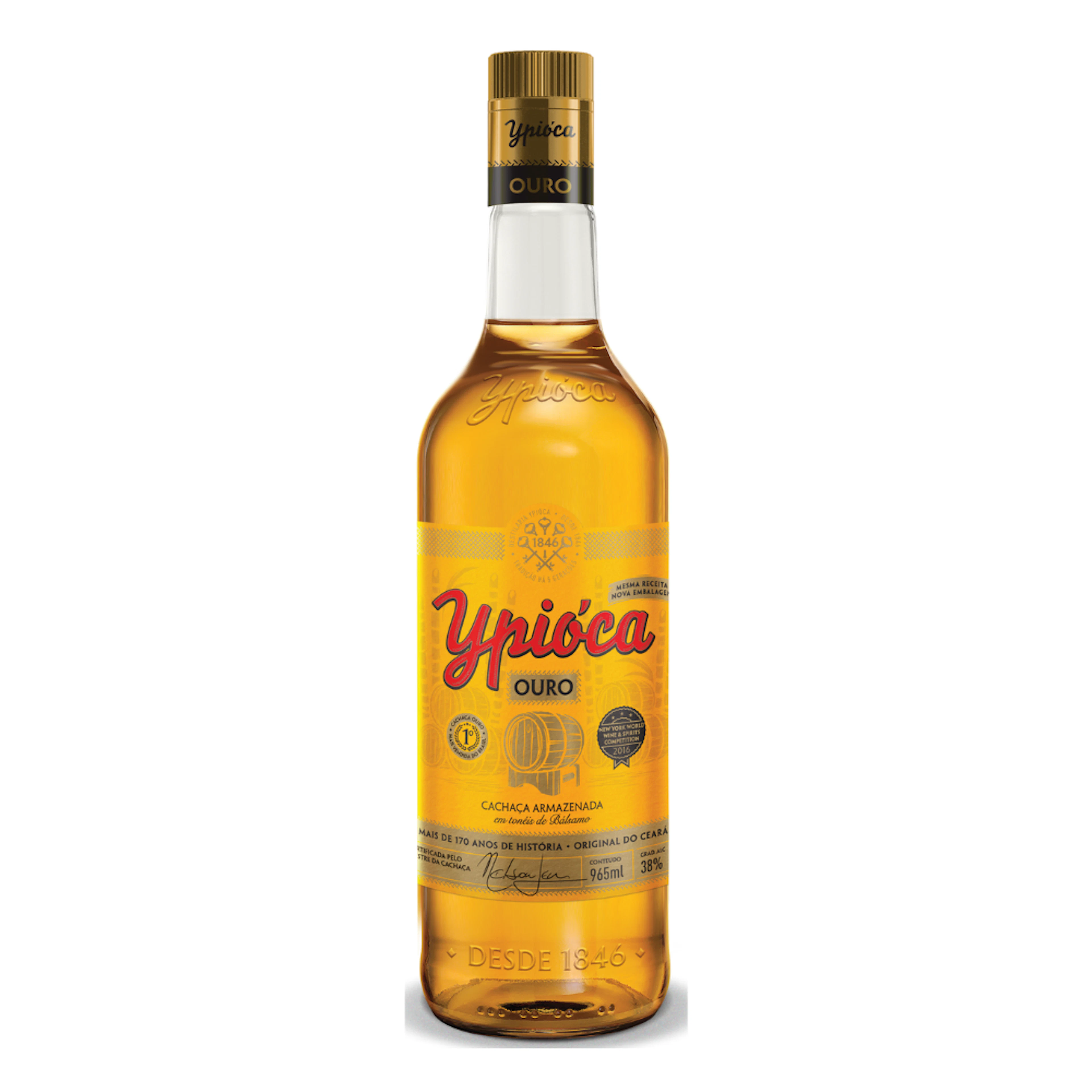 Cachaça Ypioca Ouro 965ml