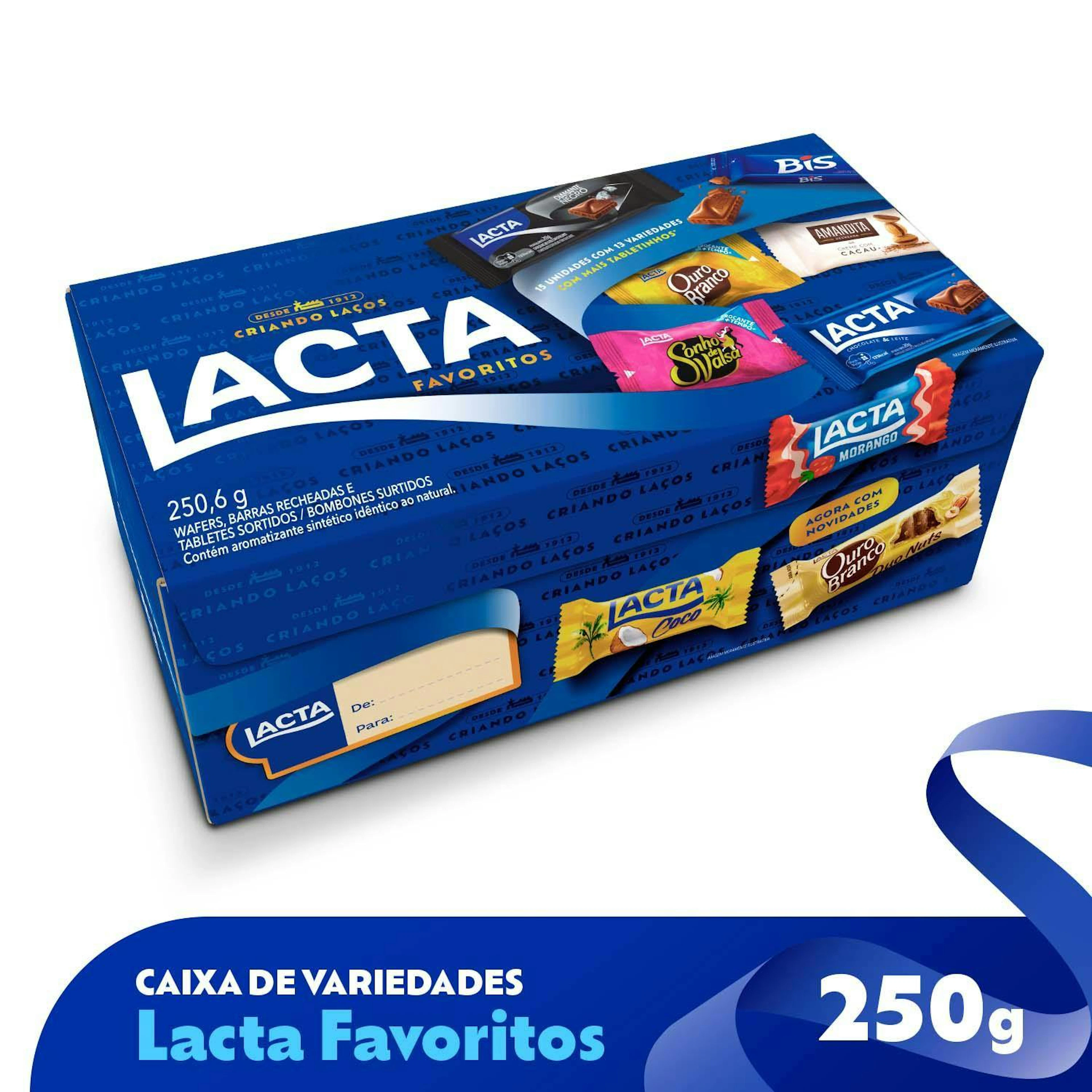 Chocolate Lacta Caixa De Variedades Favoritos 250g