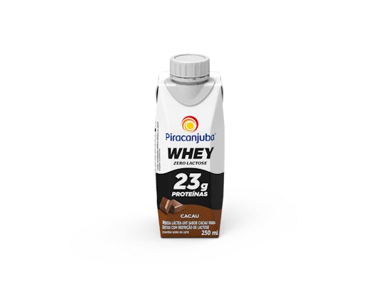 Piracanjuba Whey Zero Lactose Cacau 250ml