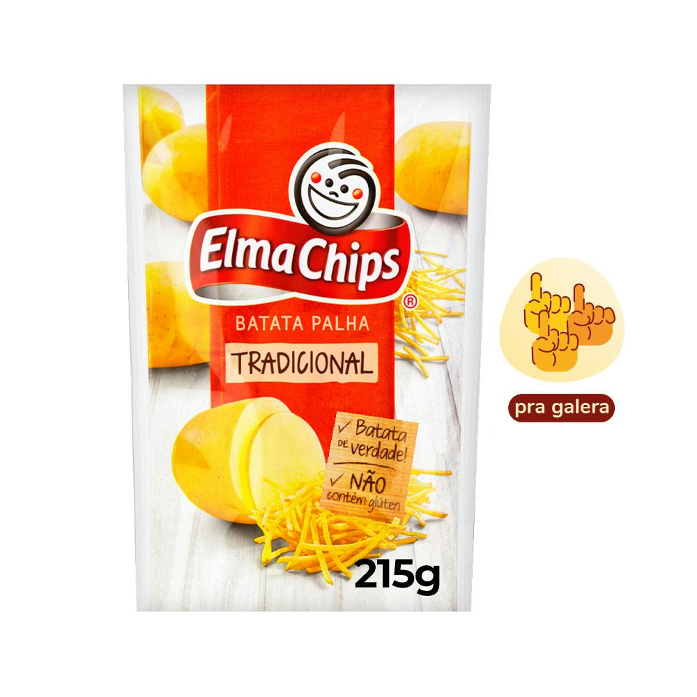Batata Palha Tradicional Elma Chips 215g