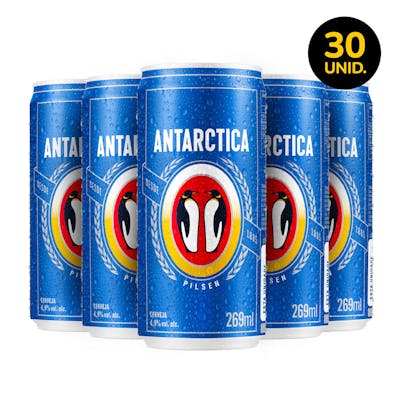 Antarctica Pilsen 269ml - Pack de 30 unidades