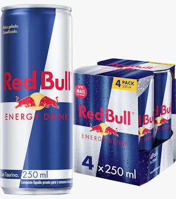 Red Bull Energy Drink 250ml - Pack 4 unidades