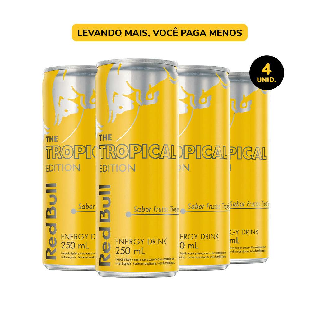 Red Bull Tropical Edition 250ml - Pack 4 unidades