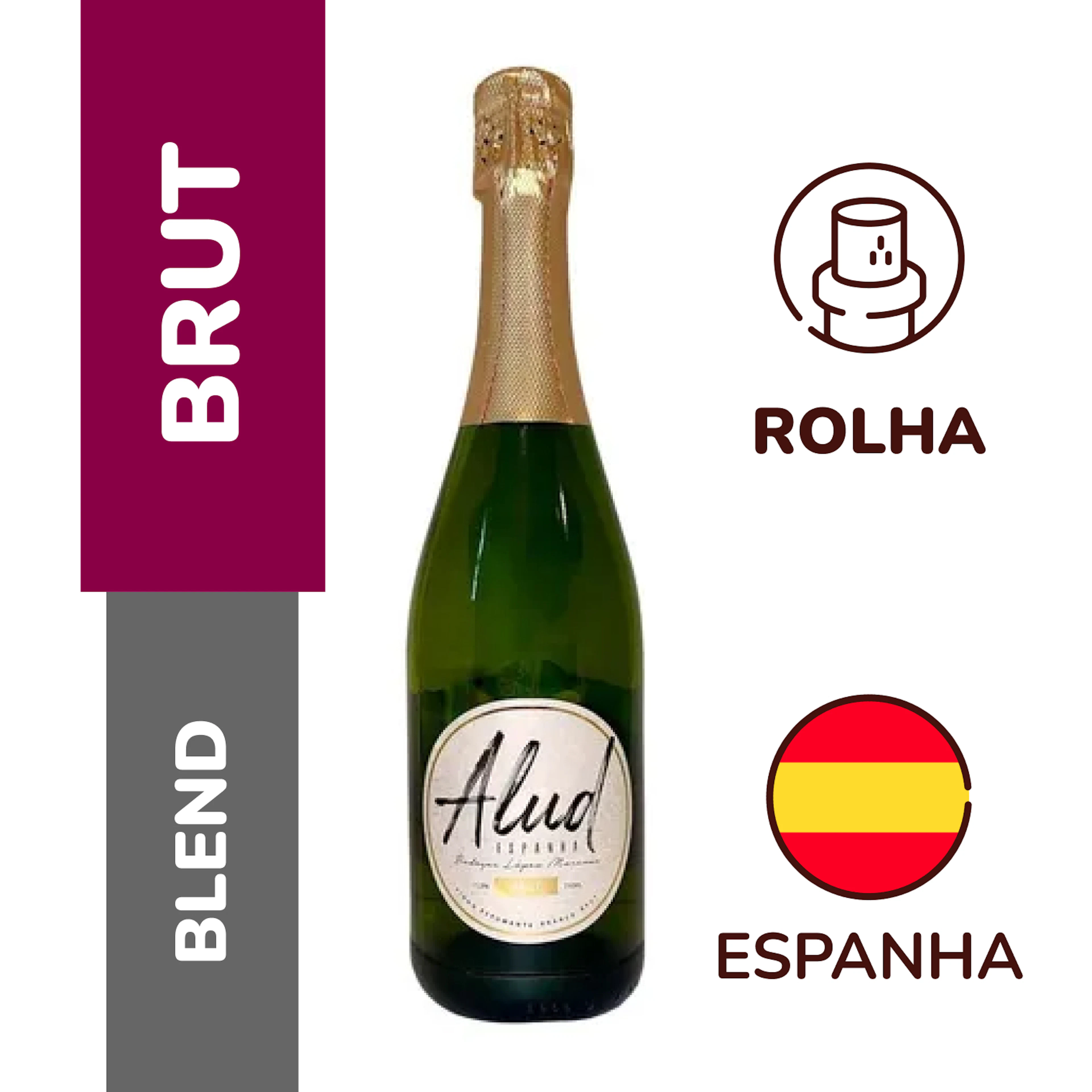 Espumante Branco Brut Alud 750ml