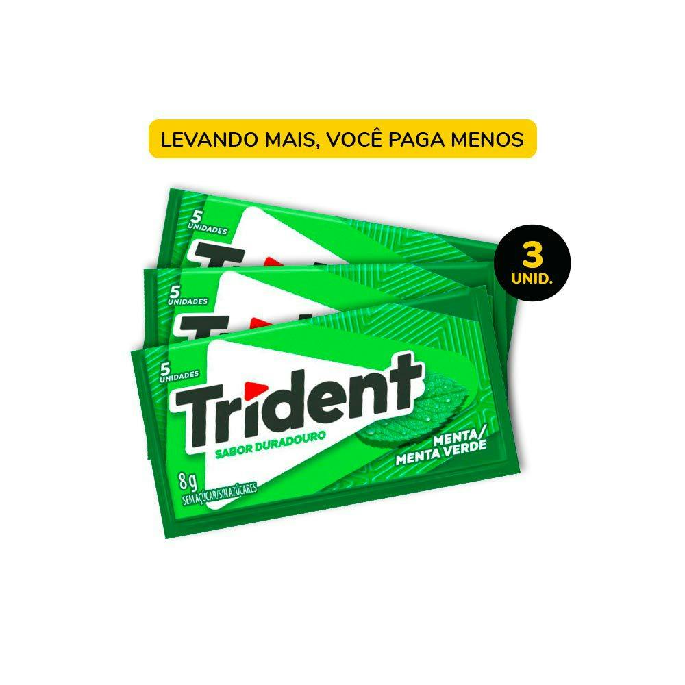 Trident Menta 8g - 3 unidades