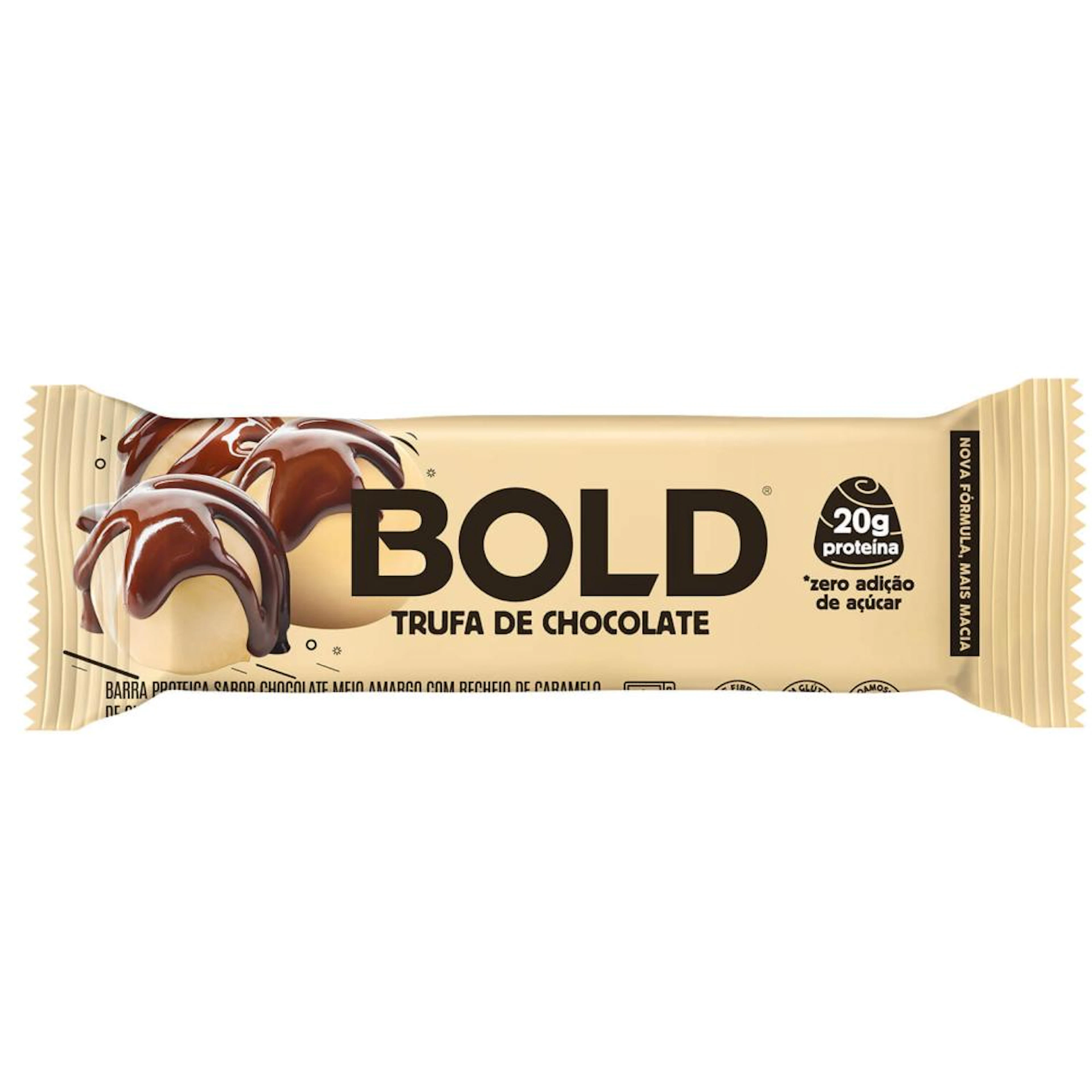 Barra Proteica Bold Trufa de Chocolate 60g