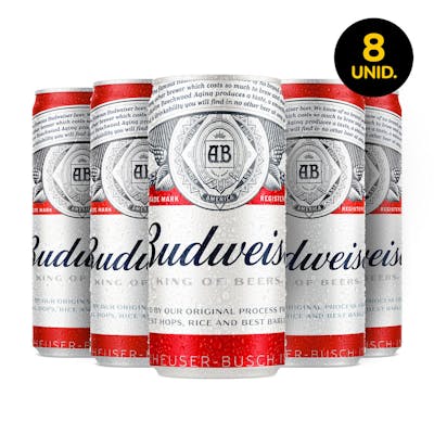 Budweiser 269ml - Pack de 8 Unidades
