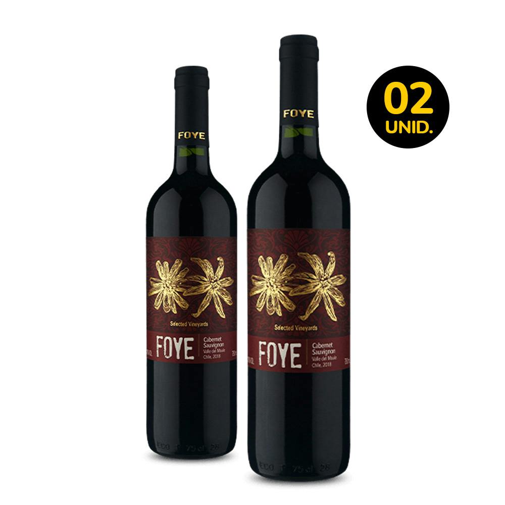 Vinho Tinto Reserva Cabernet Sauvignon Foye 750ml - Pack de 2 unidades