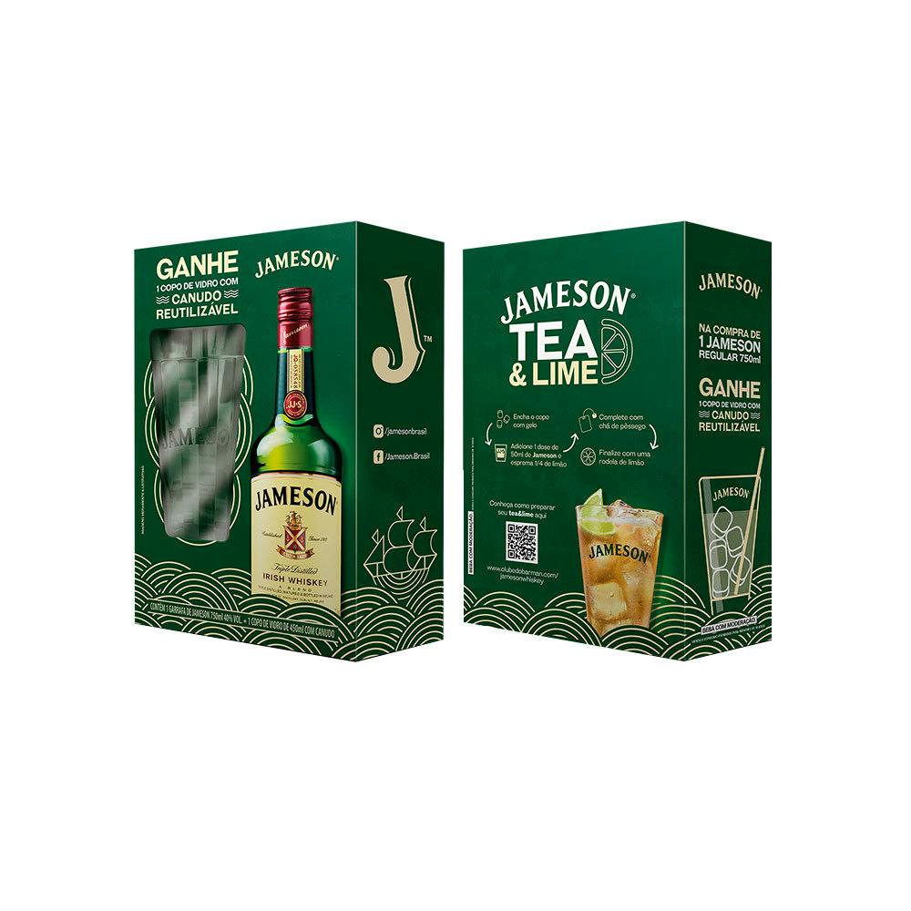 Kit Jameson 750ml + Copo