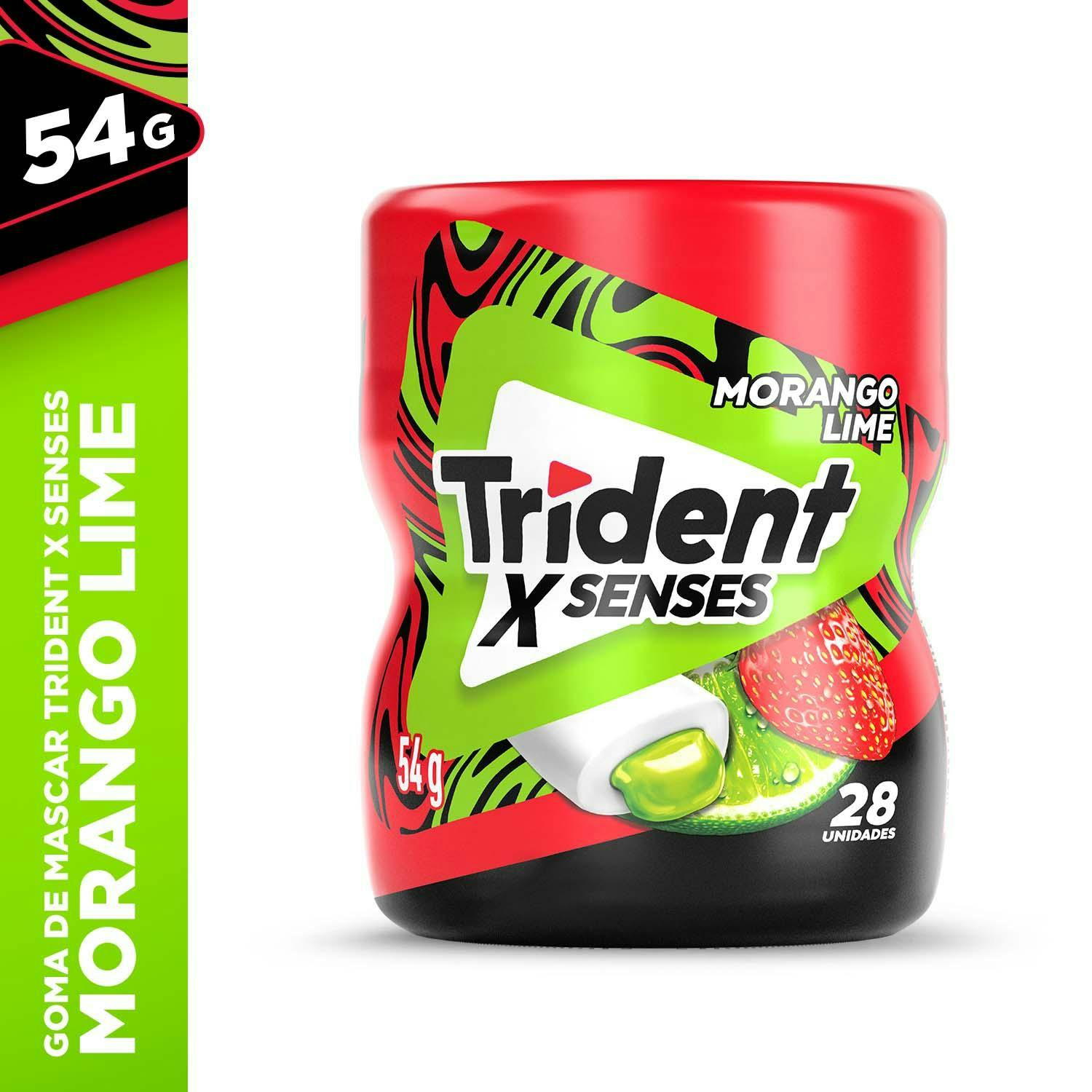 Trident X Senses Morango Lime - 54g