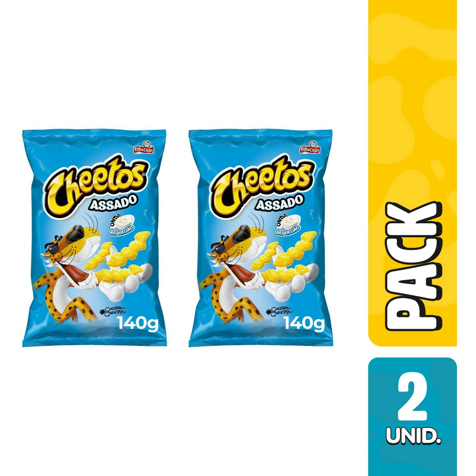 Zé Delivery - Cheetos Onda Requeijão 140g - Pack 2 unidades