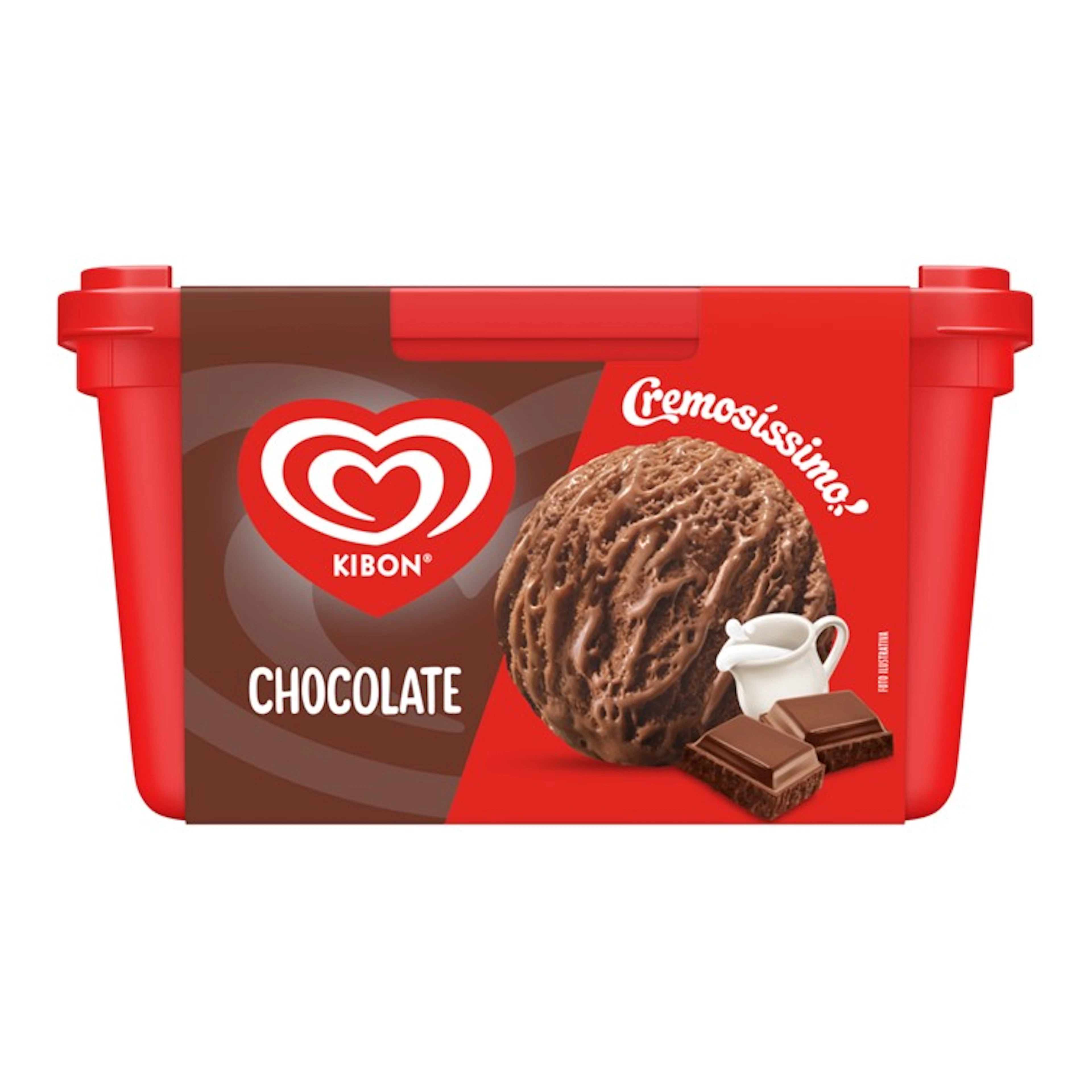 Sorvete Kibon Pote Cremosíssimo Chocolate 1,5L