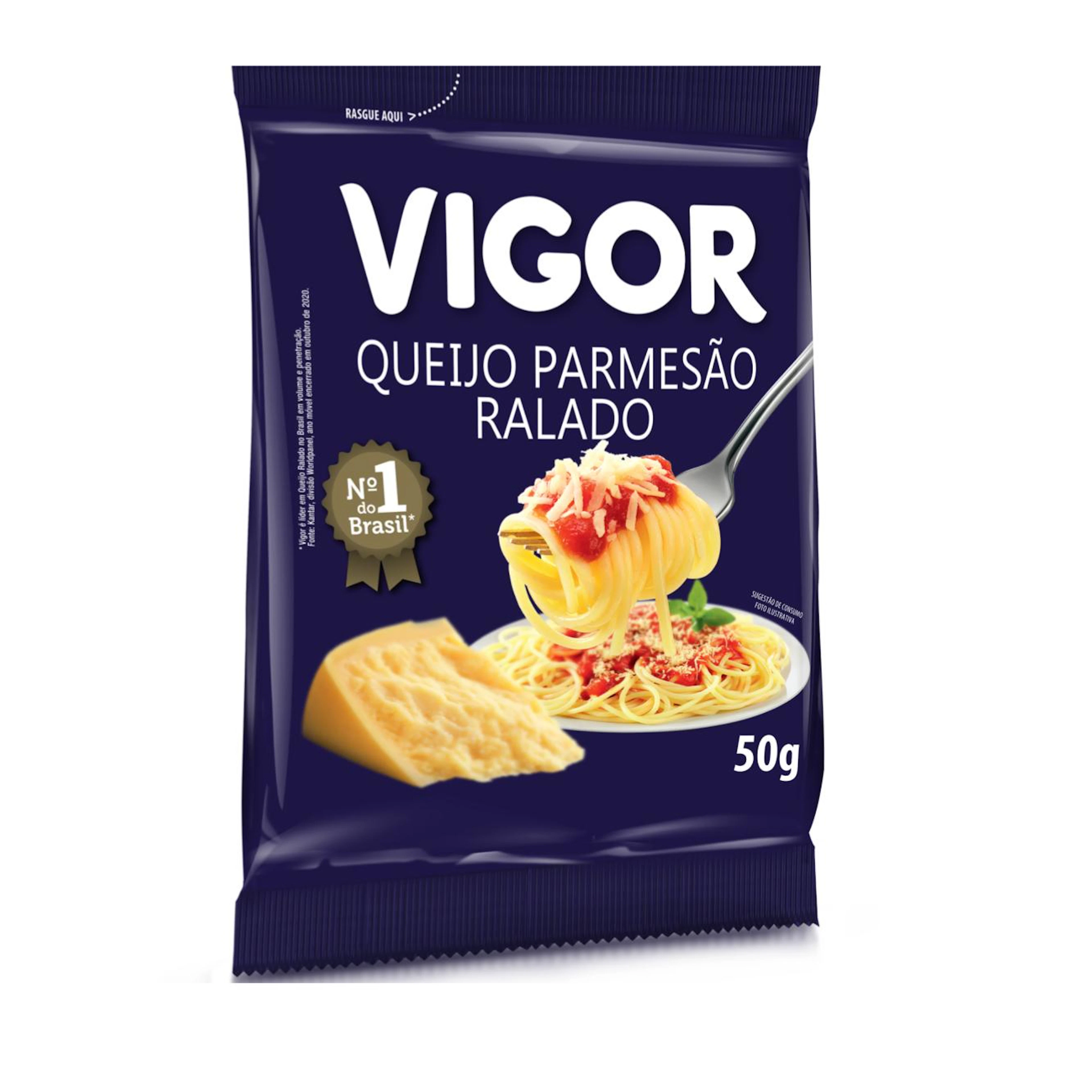 Queijo Parmesão Ralado Vigor 50g