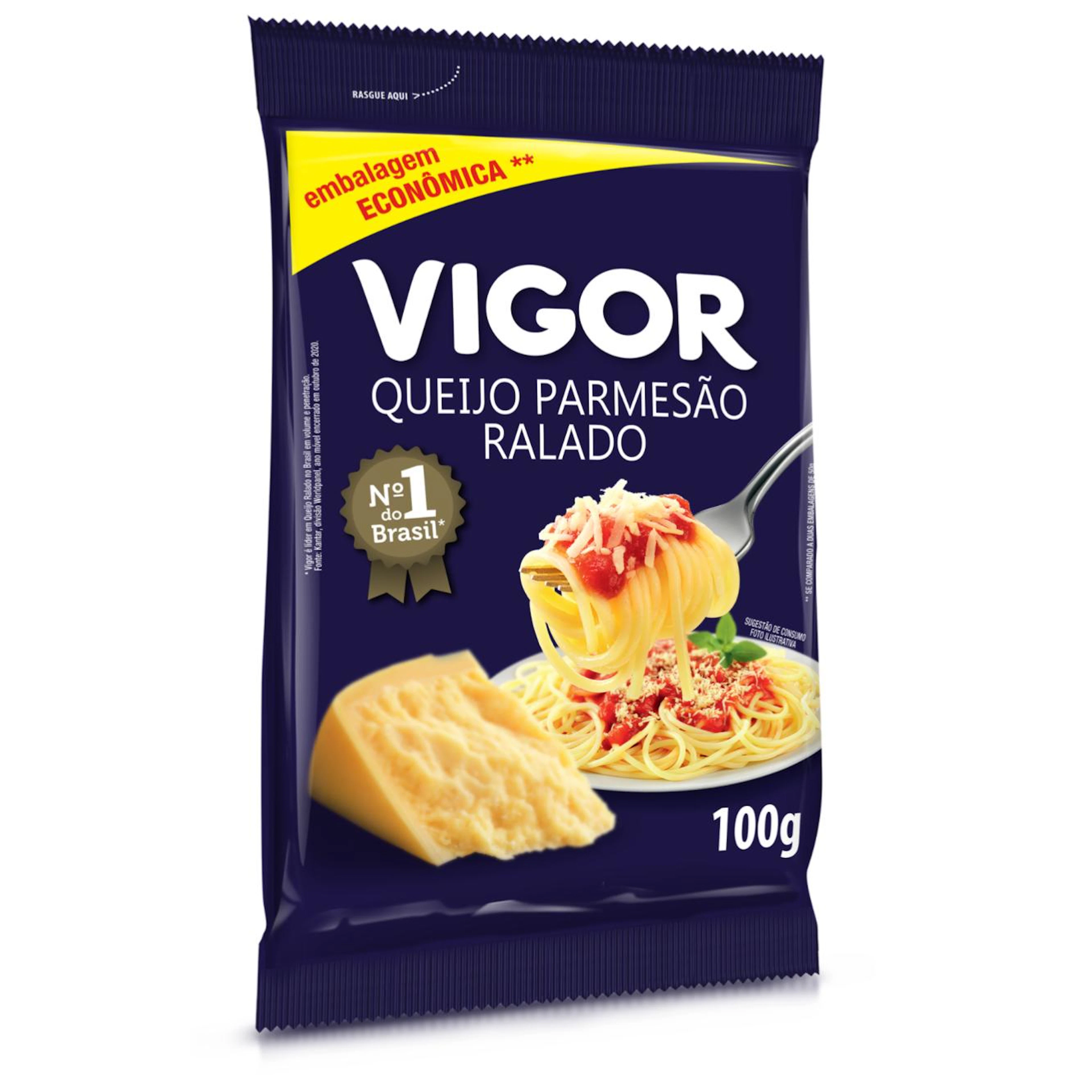 Queijo Parmesão Ralado Vigor 100g