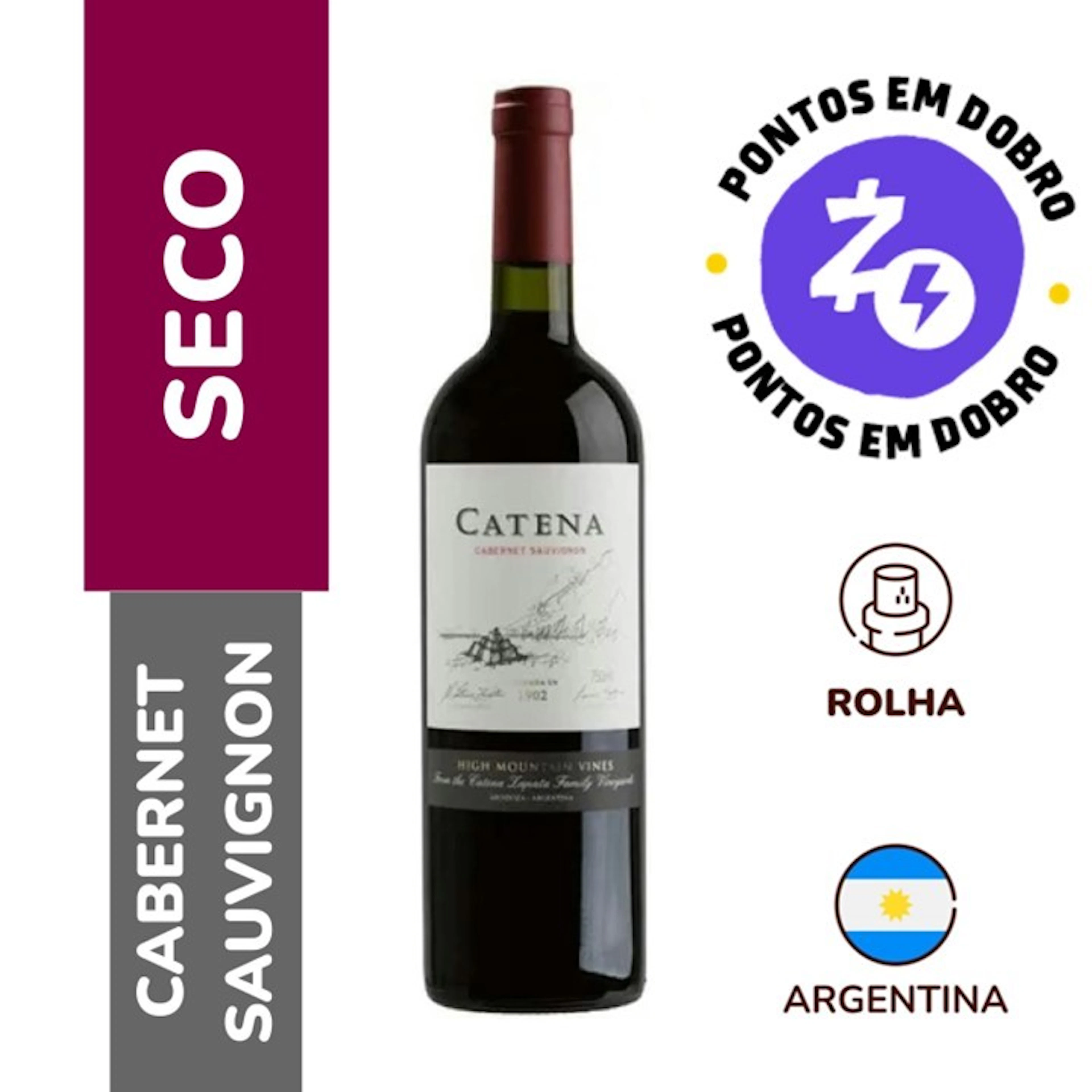 Vinho Tinto Cabernet Sauvignon Catena Zapata 750ml