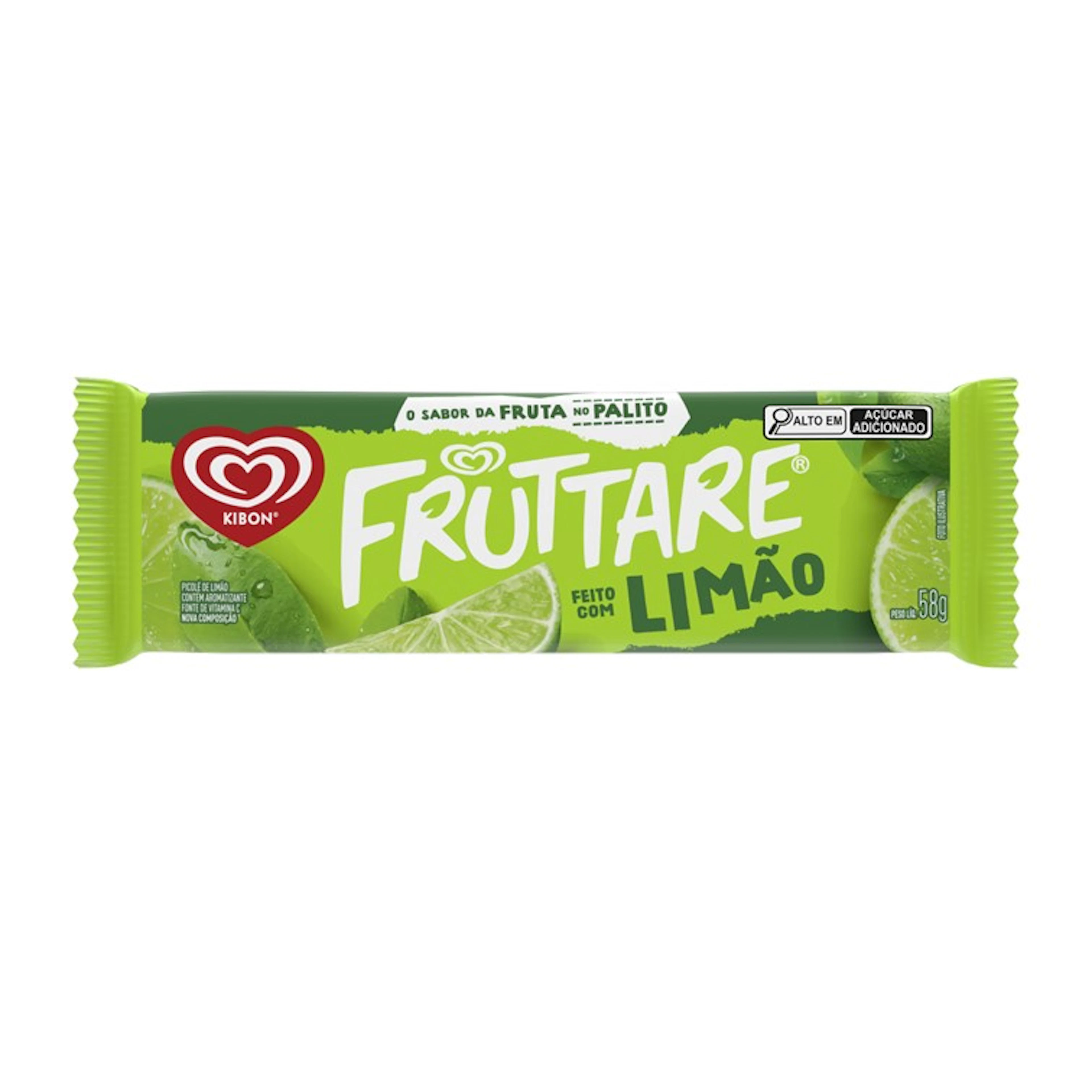 Picolé Fruttare Limão Kibon 58g
