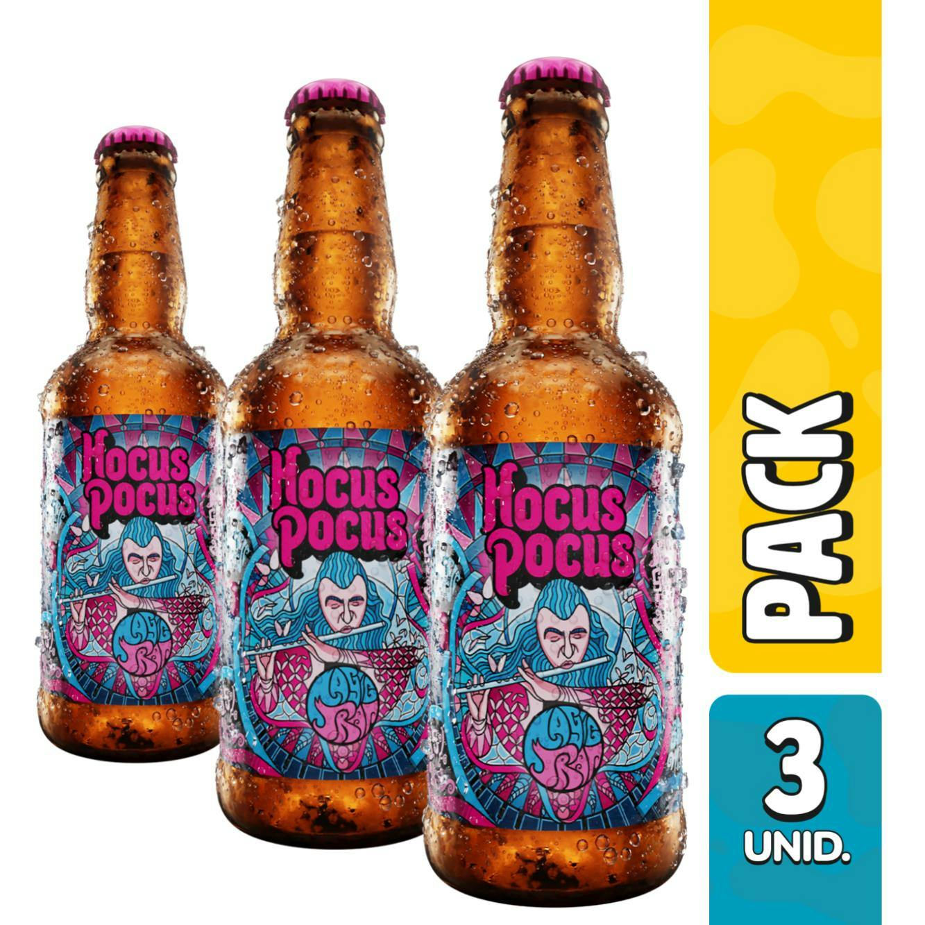 Cerveja Hocus Pocus Magic Trap 500ml - Pack com 3 unidades