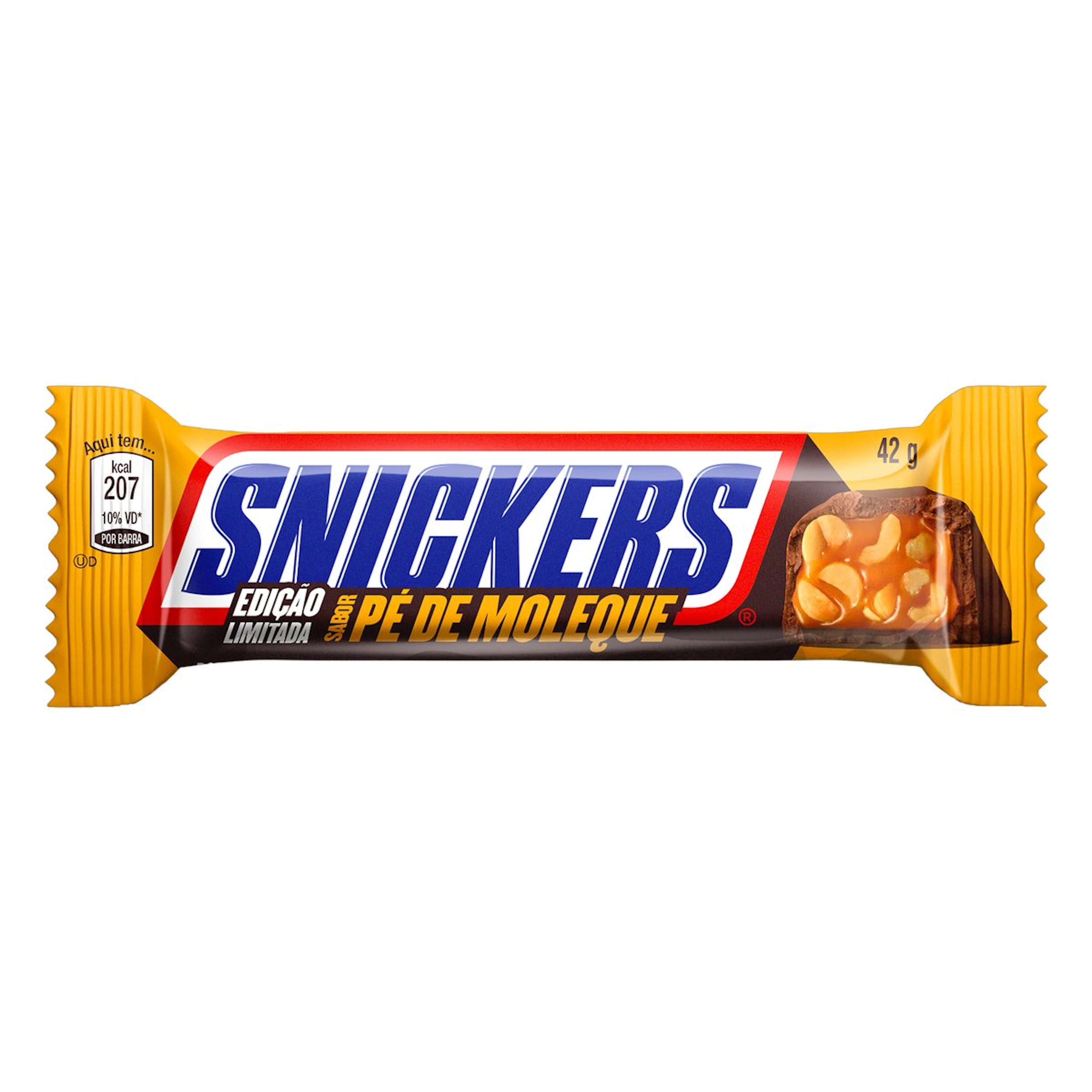 Chocolate Snickers Pé De Moleque 42g