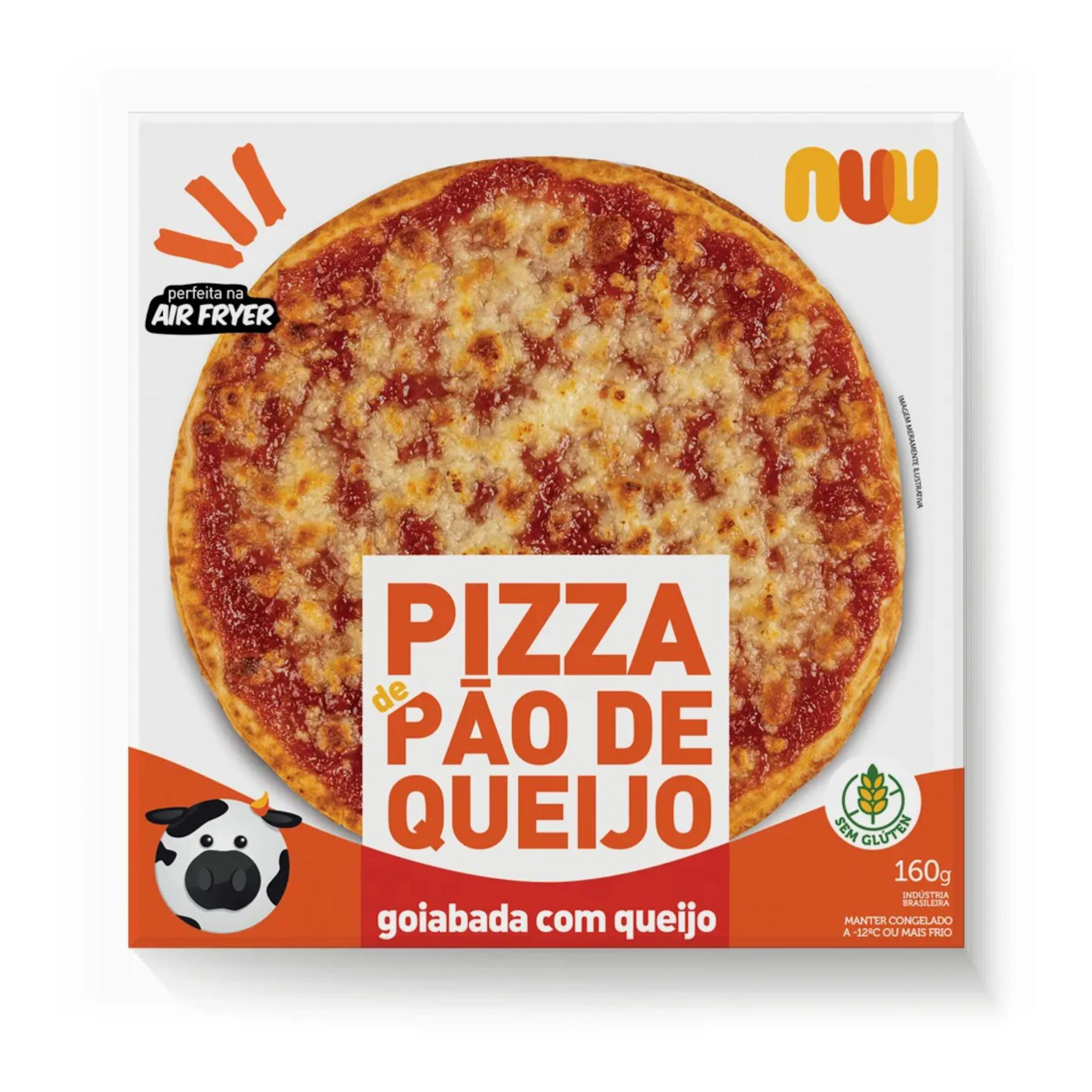 Pizza Brotinho de Pão de Queijo com Goiabada com Queijo NUU 160g