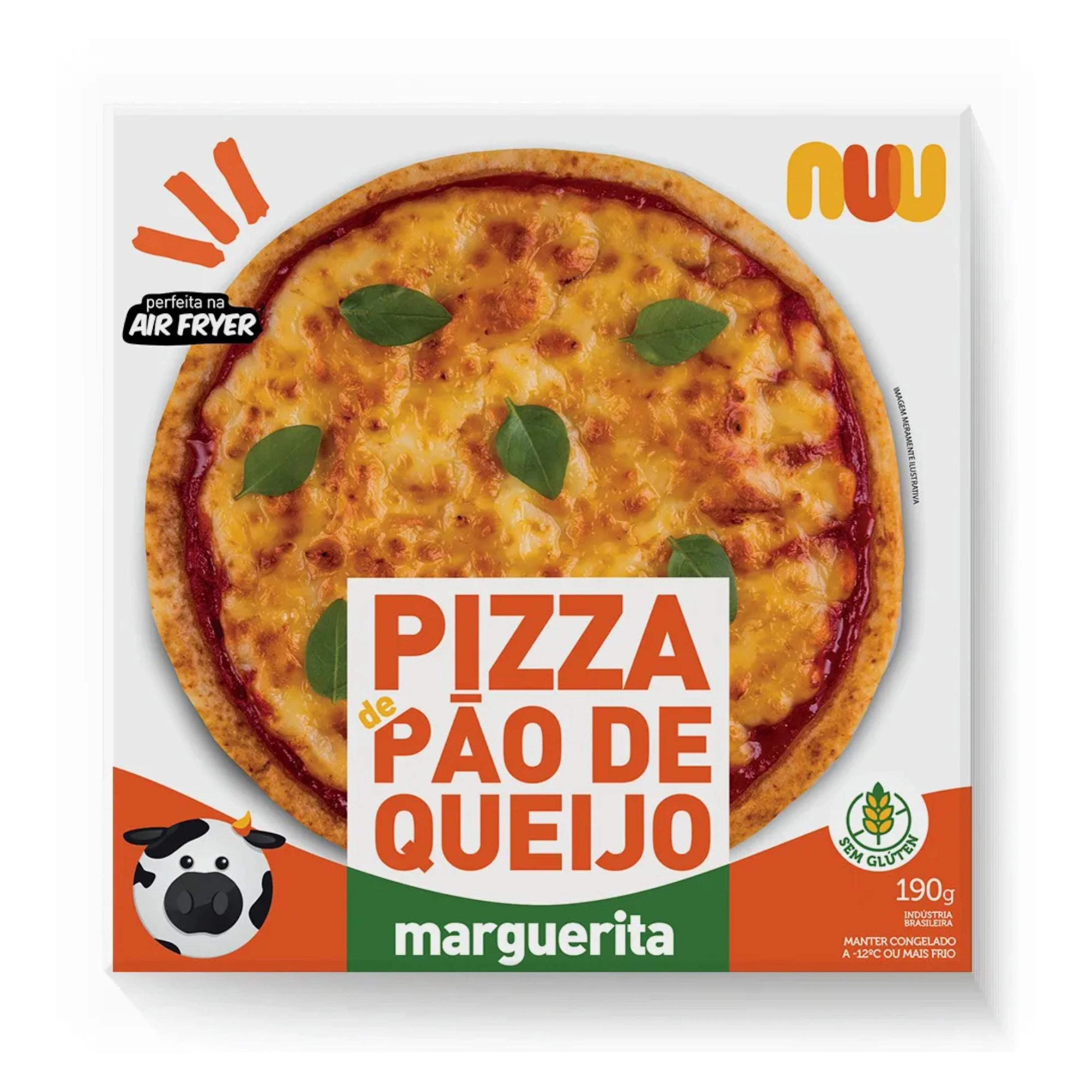 Pizza Brotinho de Pão de Queijo com Marguerita NUU 190g