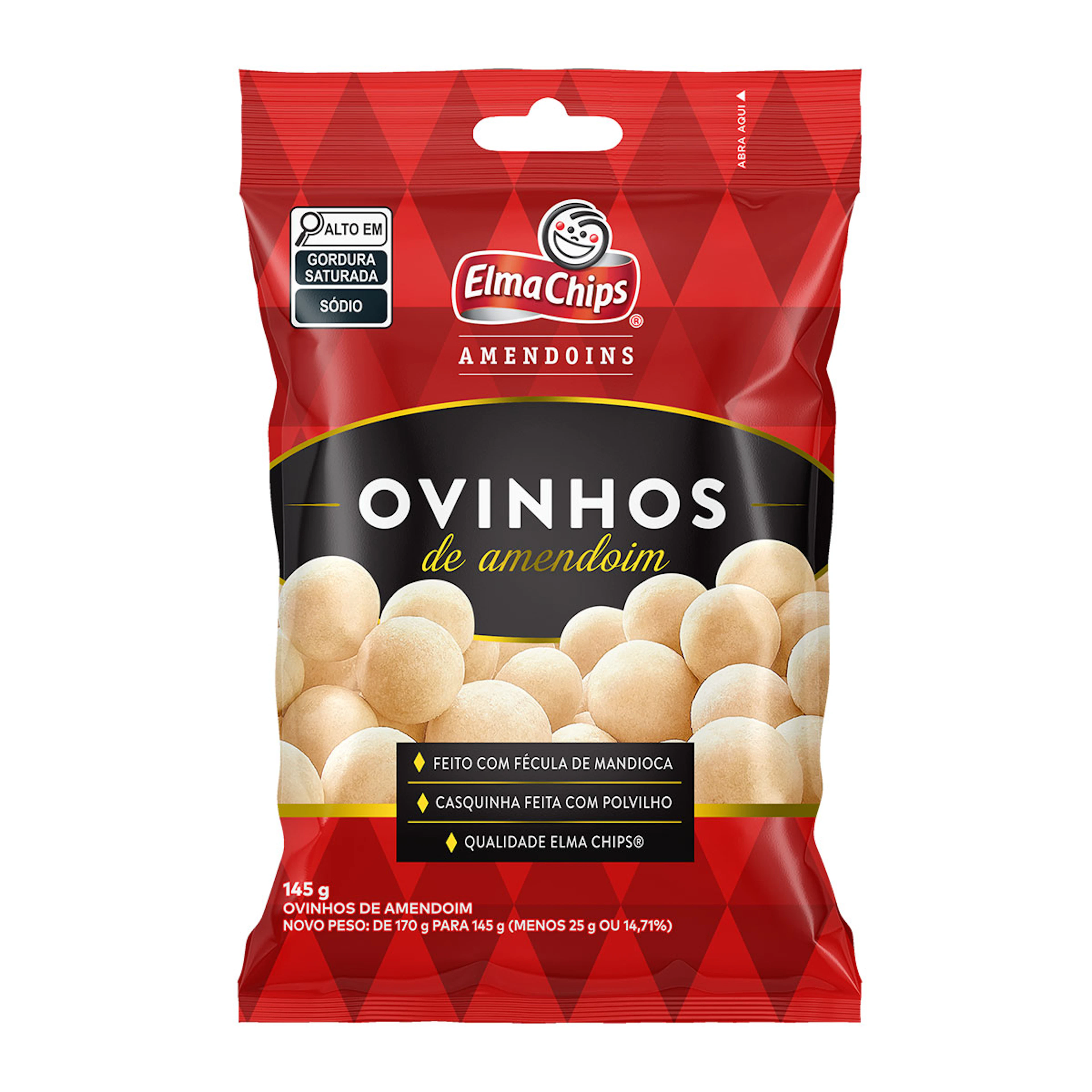 Ovinhos de Amendoim Elma Chips 145g