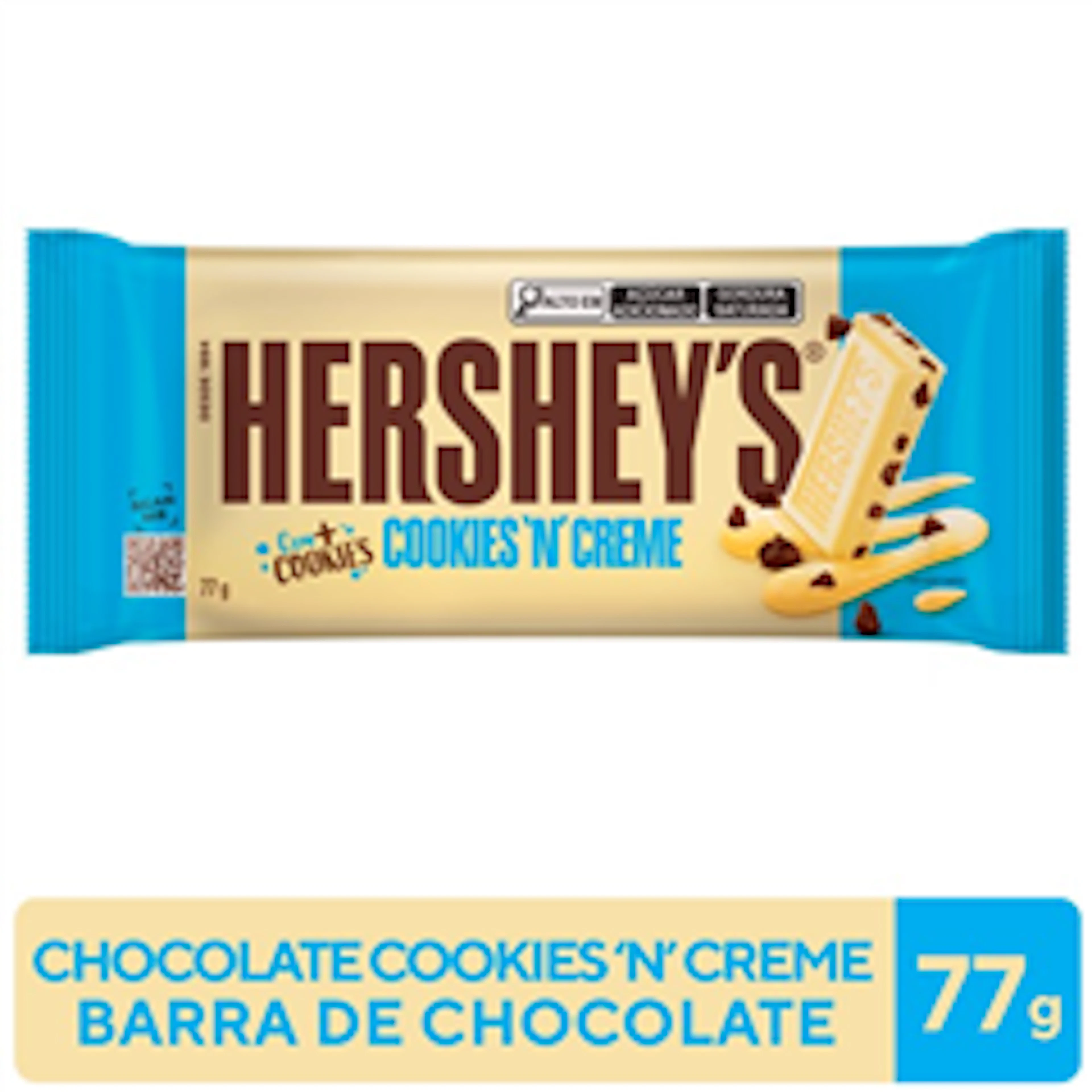 Chocolate Branco Cookies n Creme Hersheys 77g