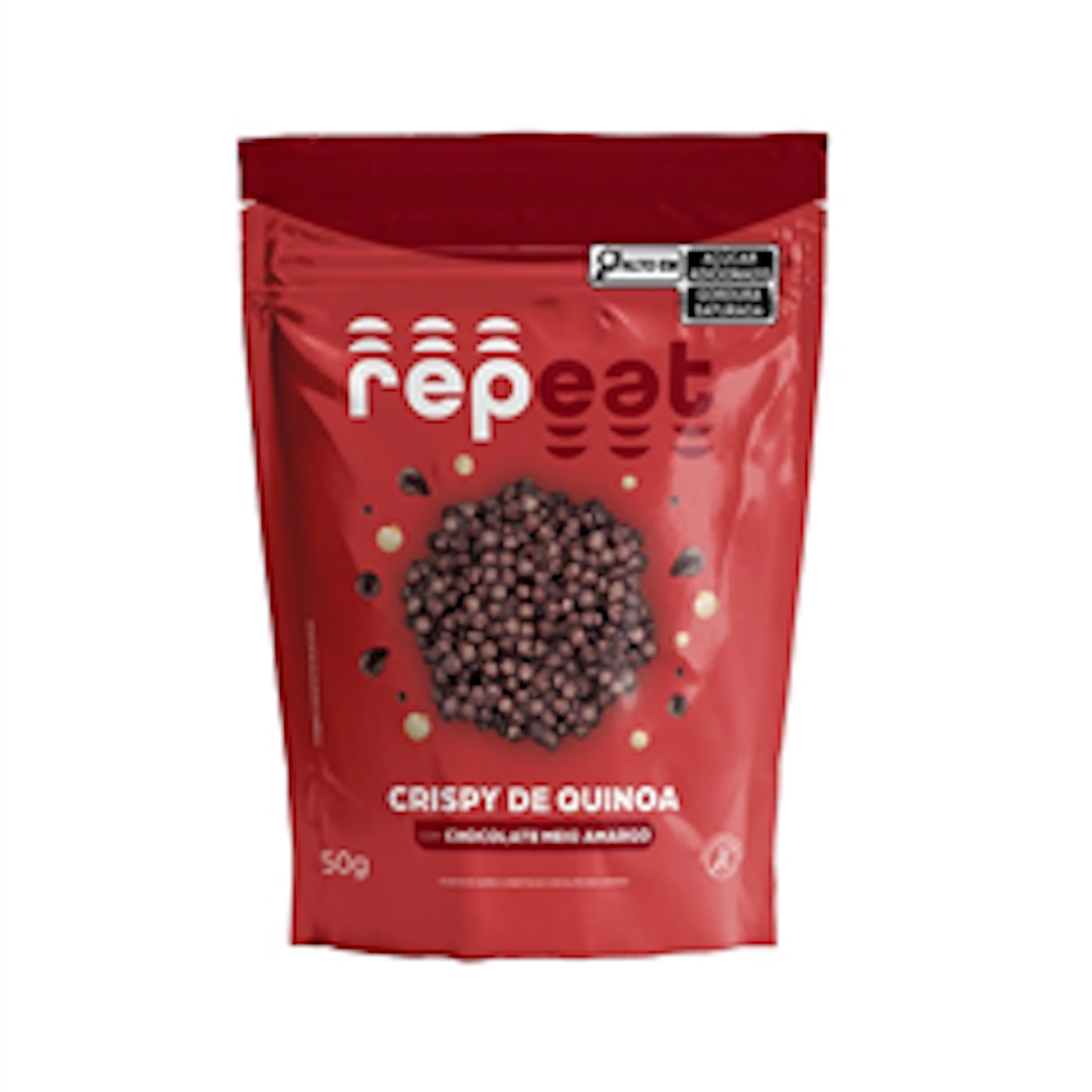 Crispy de Quinoa com Chocolate Meio Amargo Repeat 50g