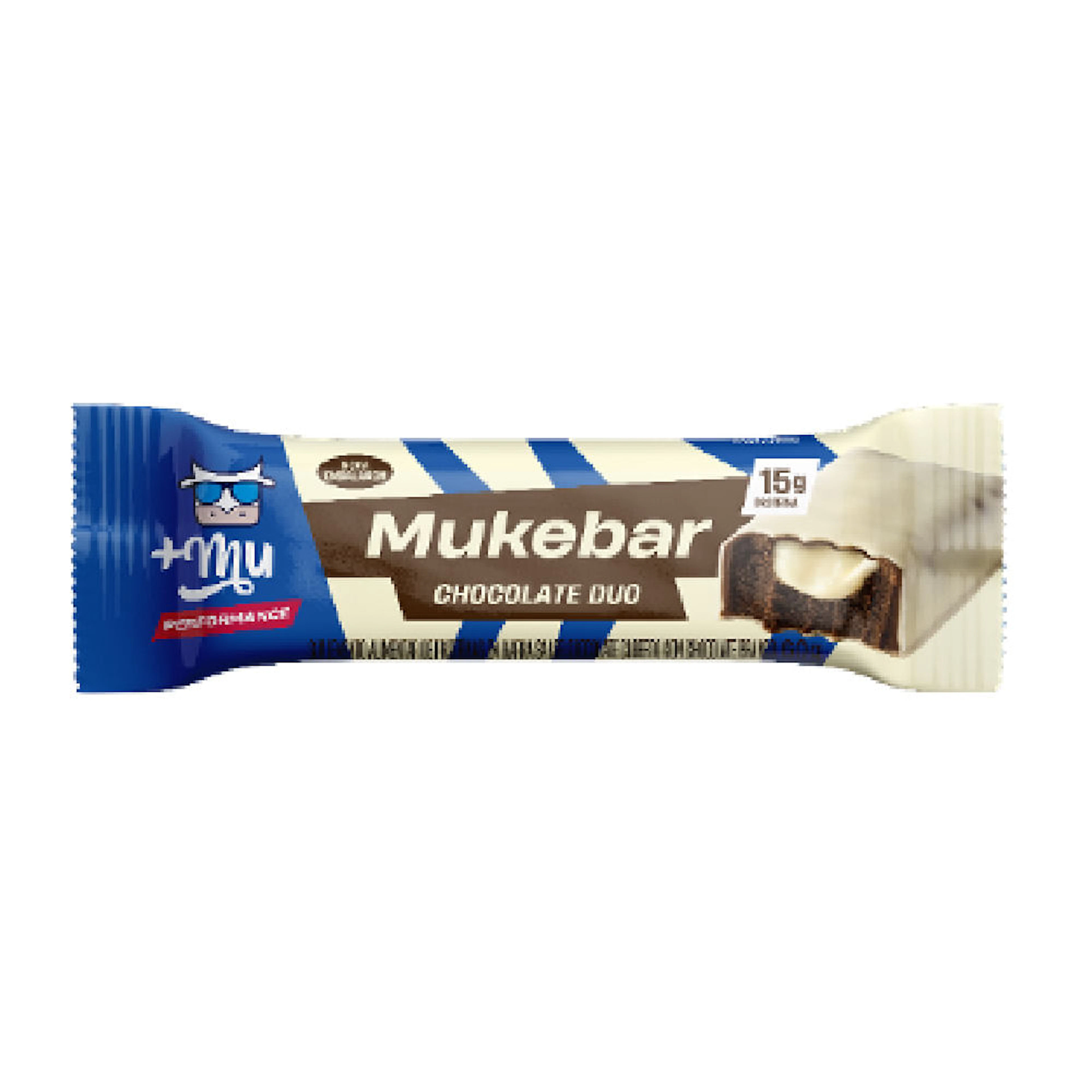 Barra de Proteína Mukebar Chocolate Duo Mais Mu 60g