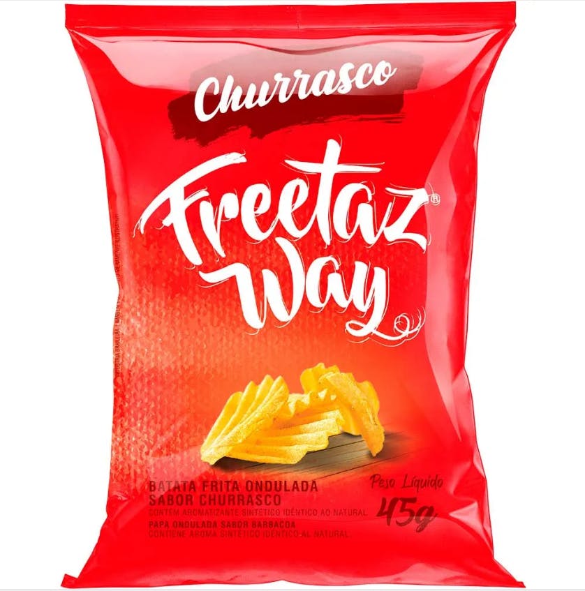 Batata Chips Freetaz Churrasco 45g