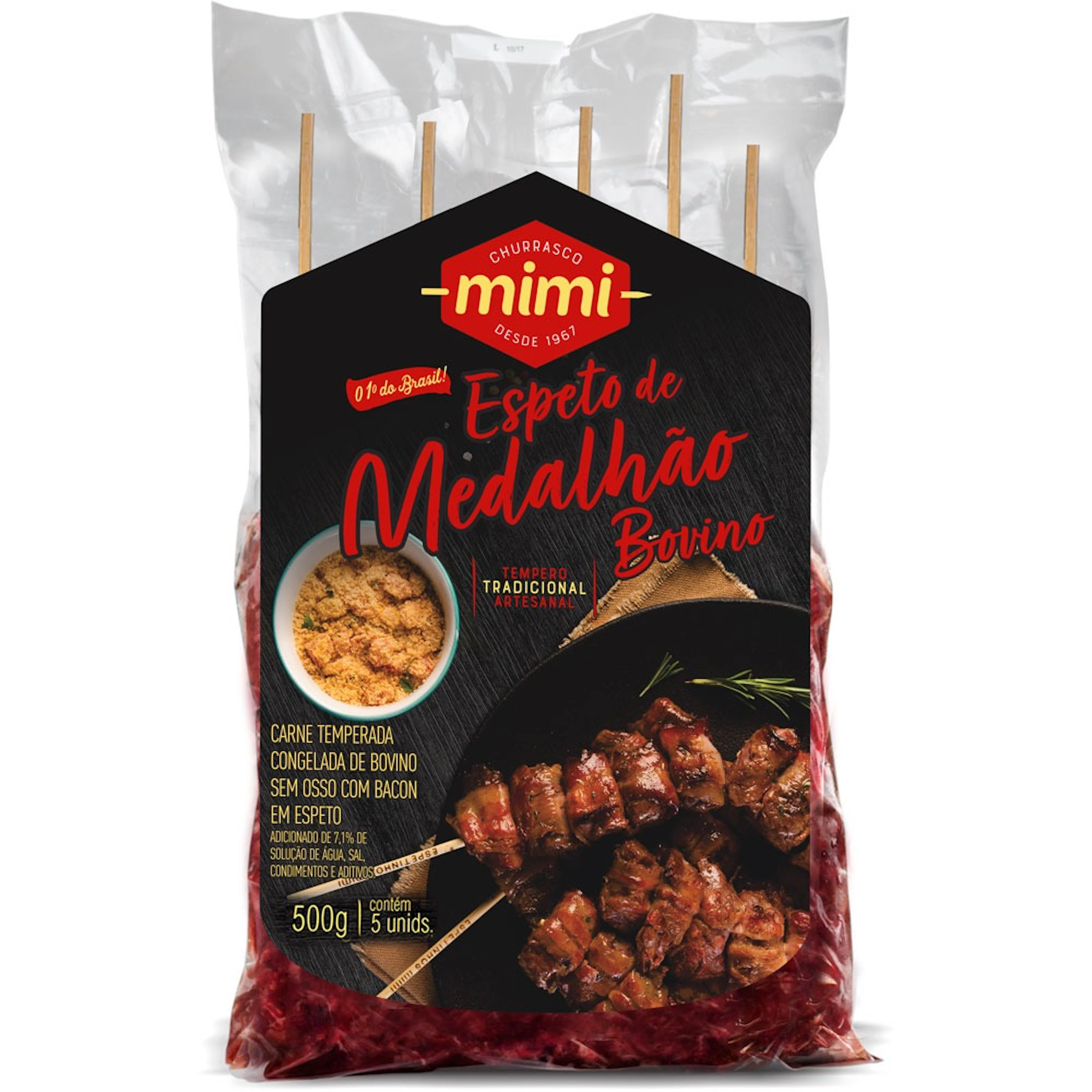Espeto de Medalhao Bovino Mimi 500g | Congelado