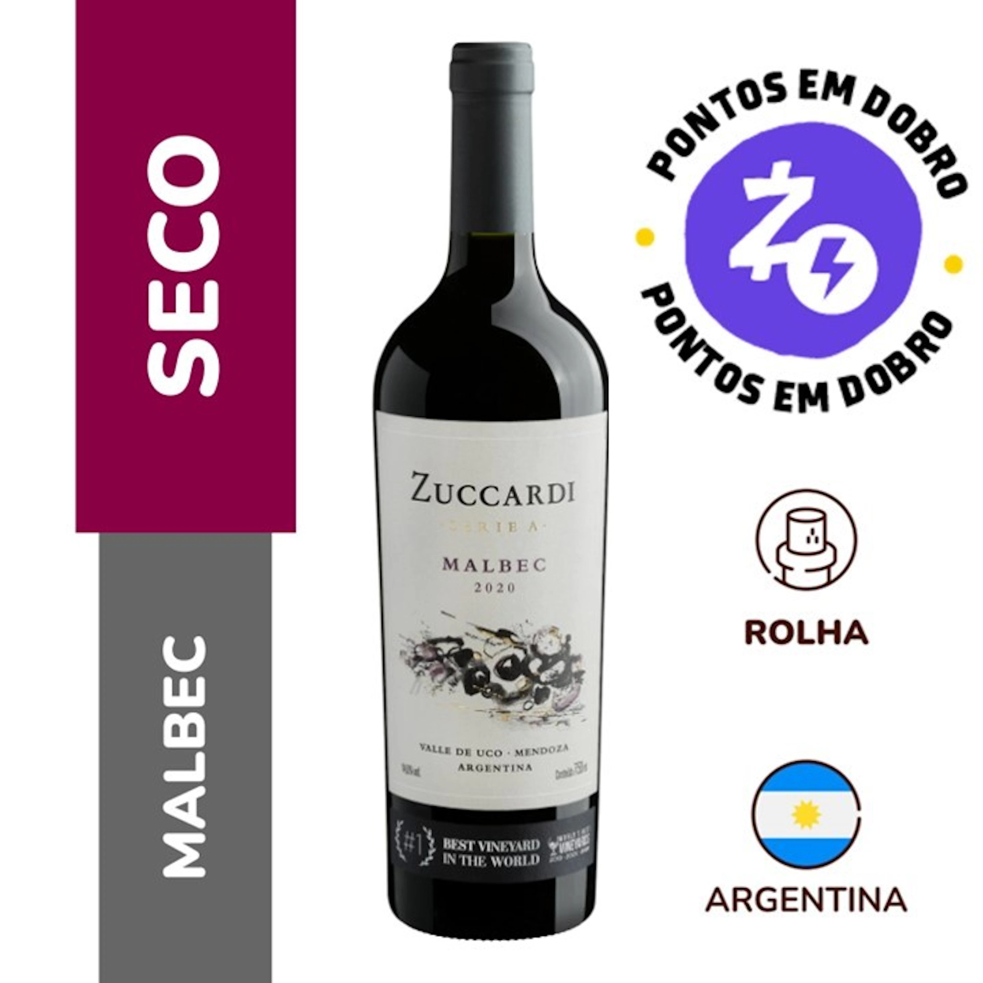 Vinho Tinto Malbec Zuccardi Serie A 750ml