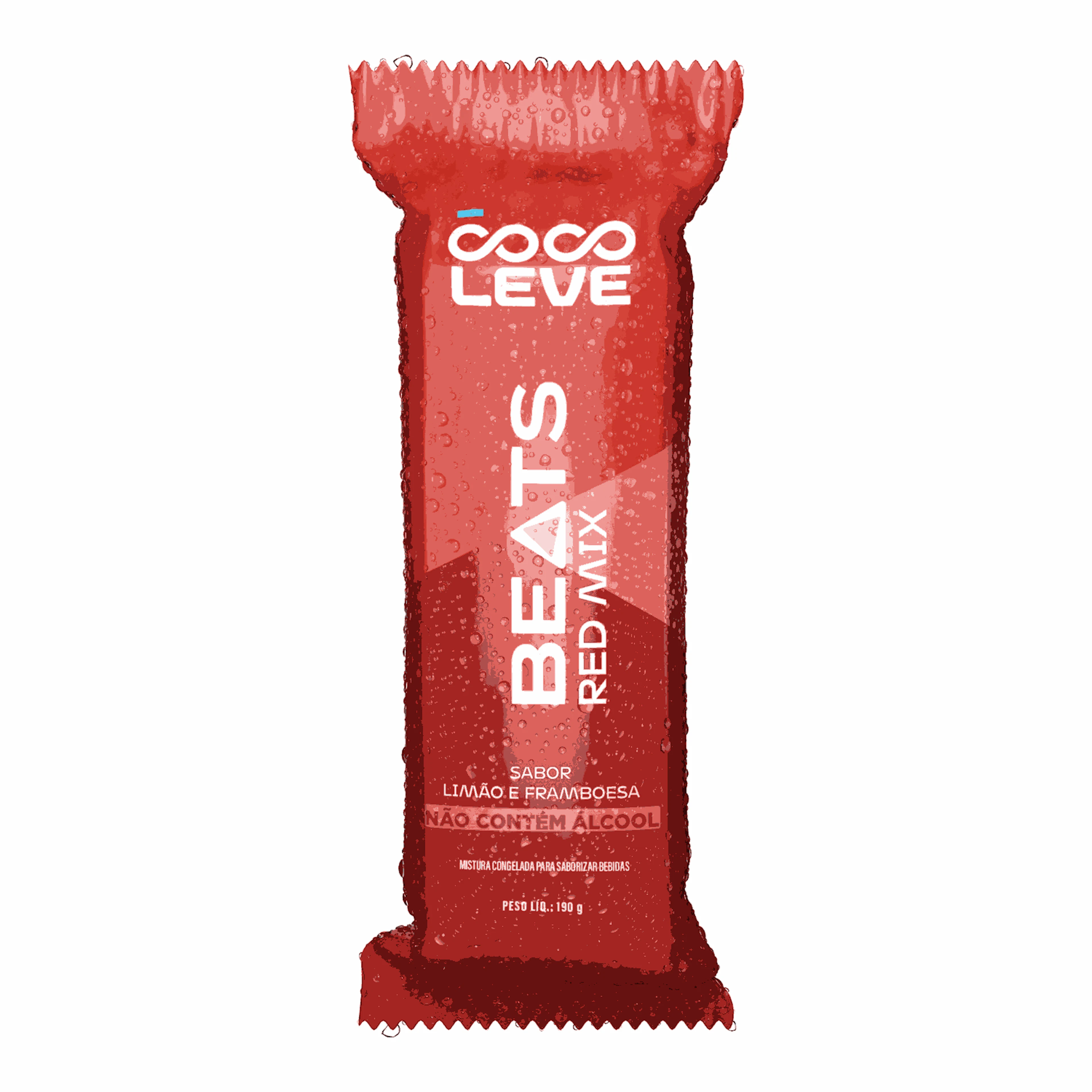 Gelo Saborizado Beats Red Mix Coco Leve 190g