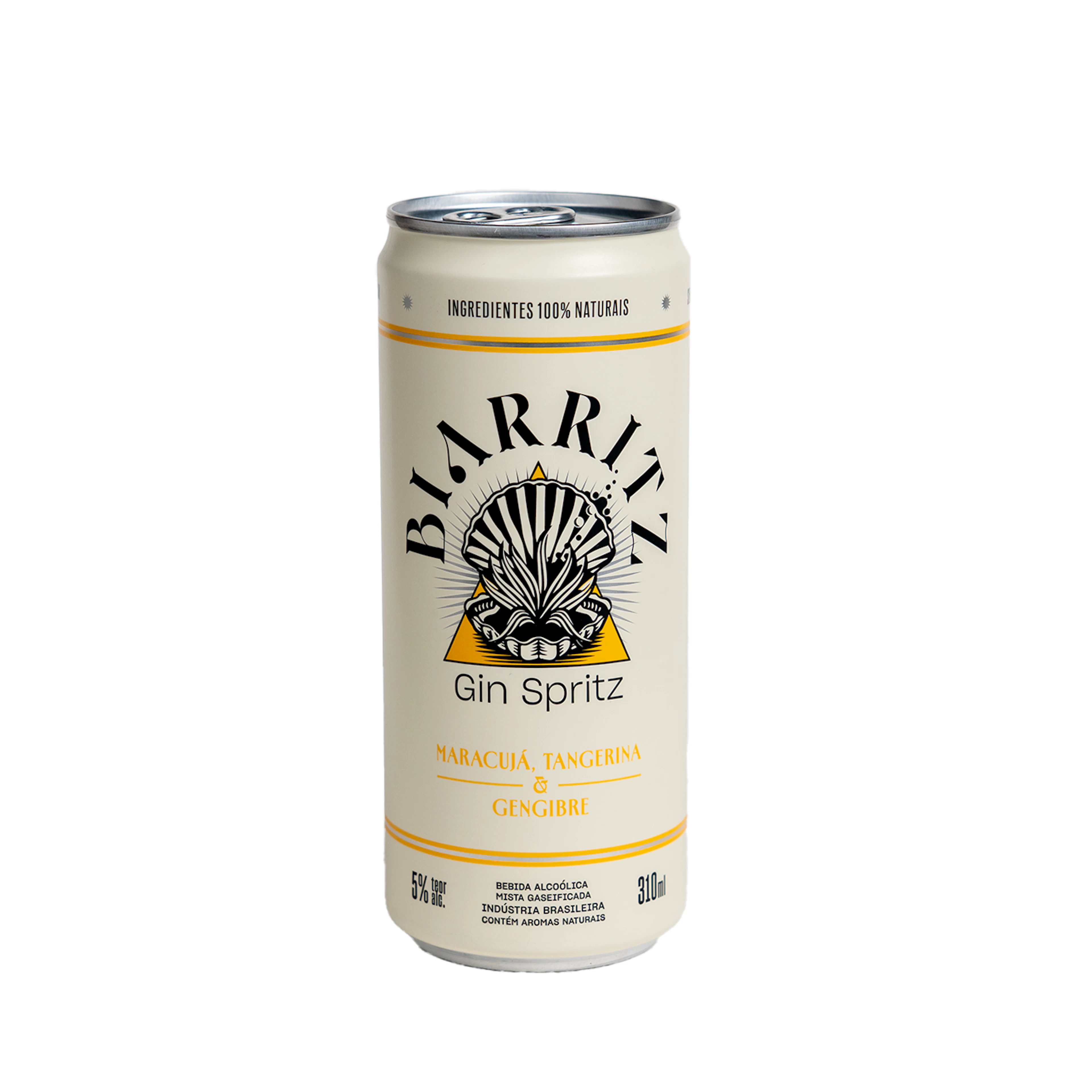 Biarritz Gin Spritz Maracujá Tangerina E Gengibre Lata 310ml