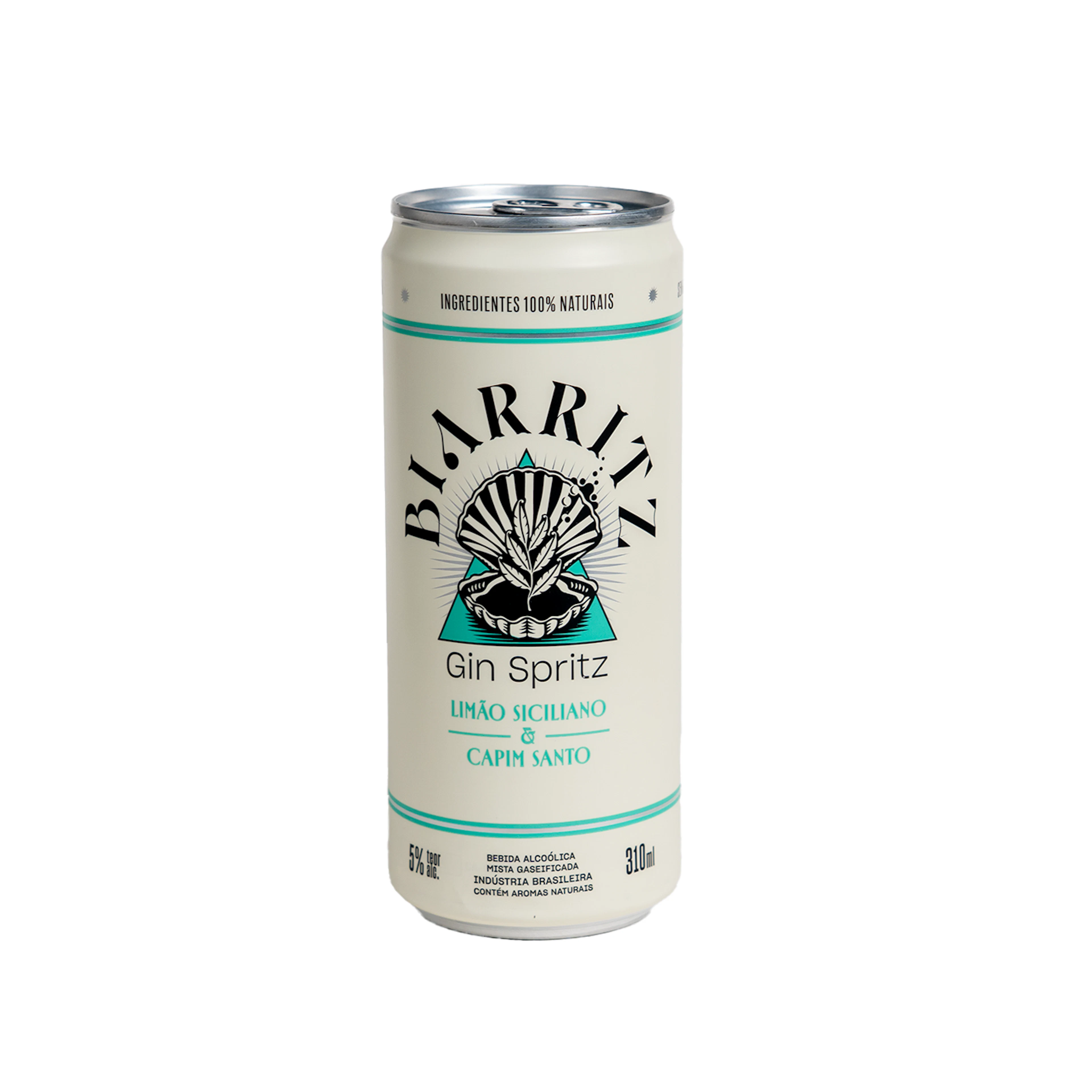 Biarritz Gin Spritz Limão Siciliano E Capim Santo Lata 310ml